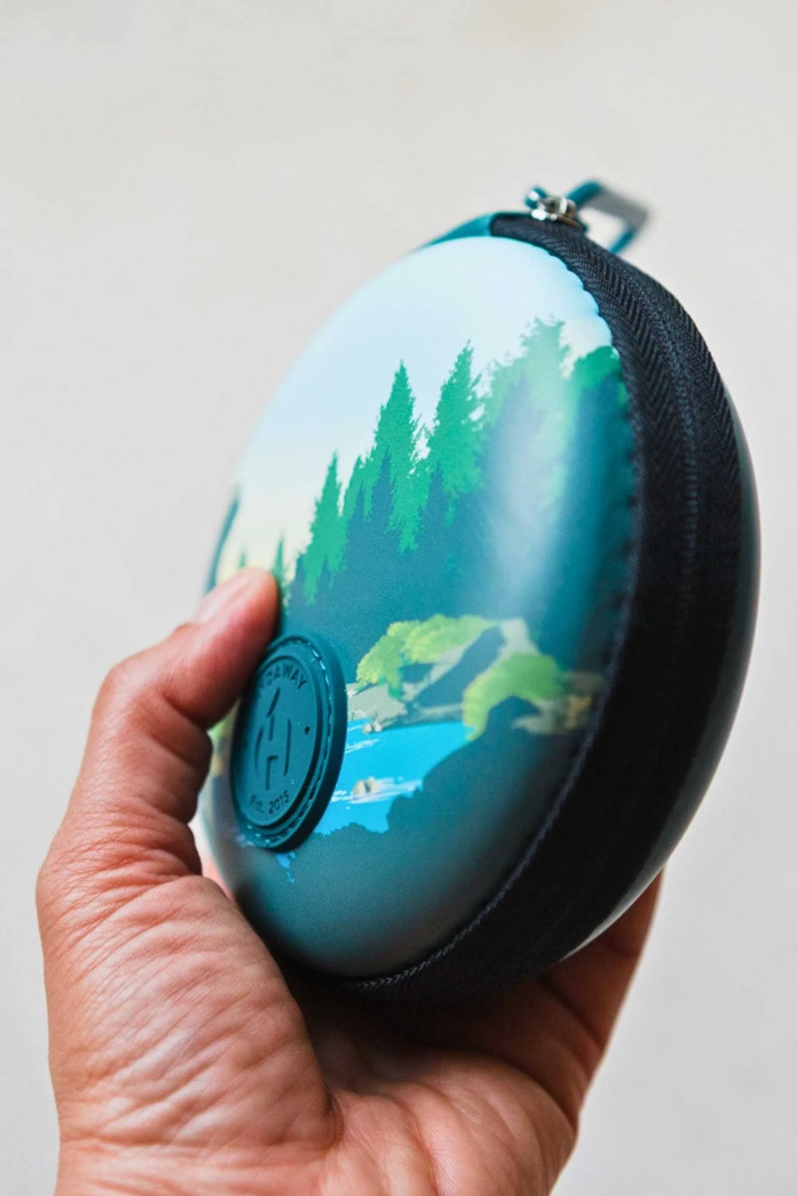   The HYDAWAY Collapsible Water Bottle comes with a compact carry case that makes it easy to pack or clip to a bag while traveling.   Photo courtesy&nbsp;Karthika Gupta  