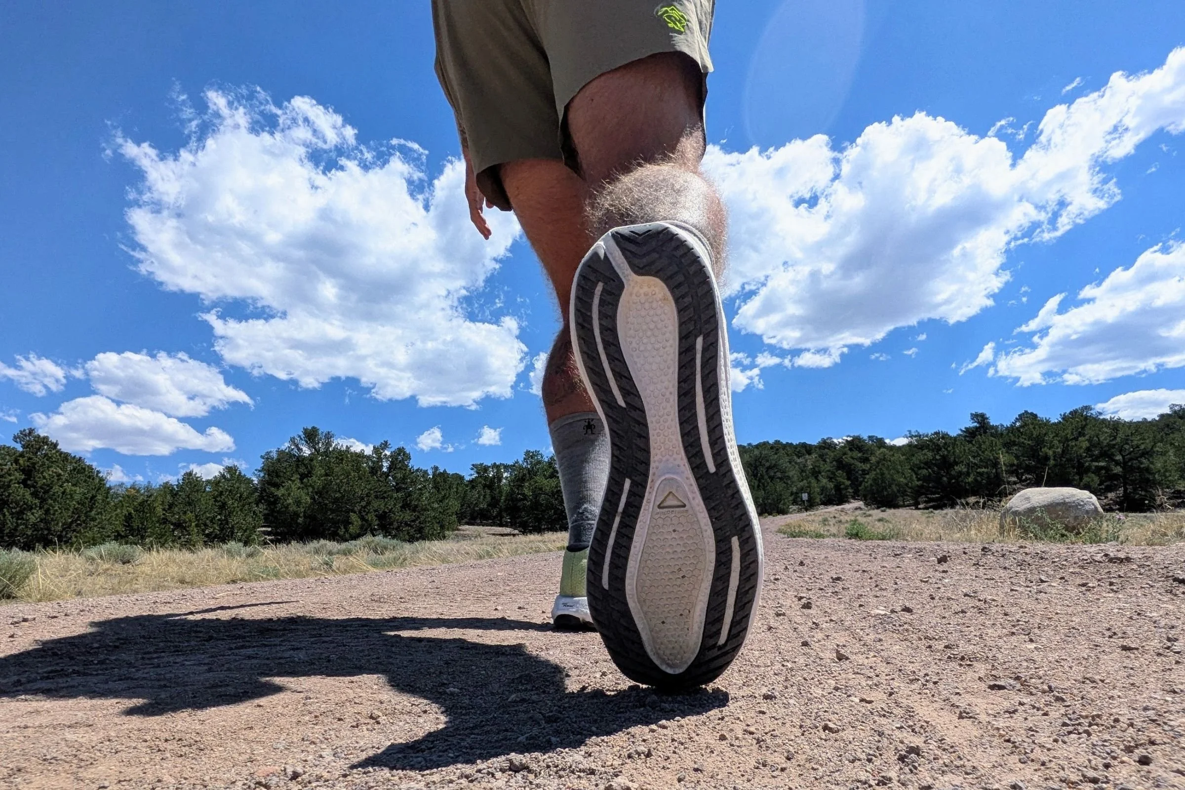   The Salomon Aero Blaze 4's Contagrip outsole handles both pavement and hard-packed dirt.  