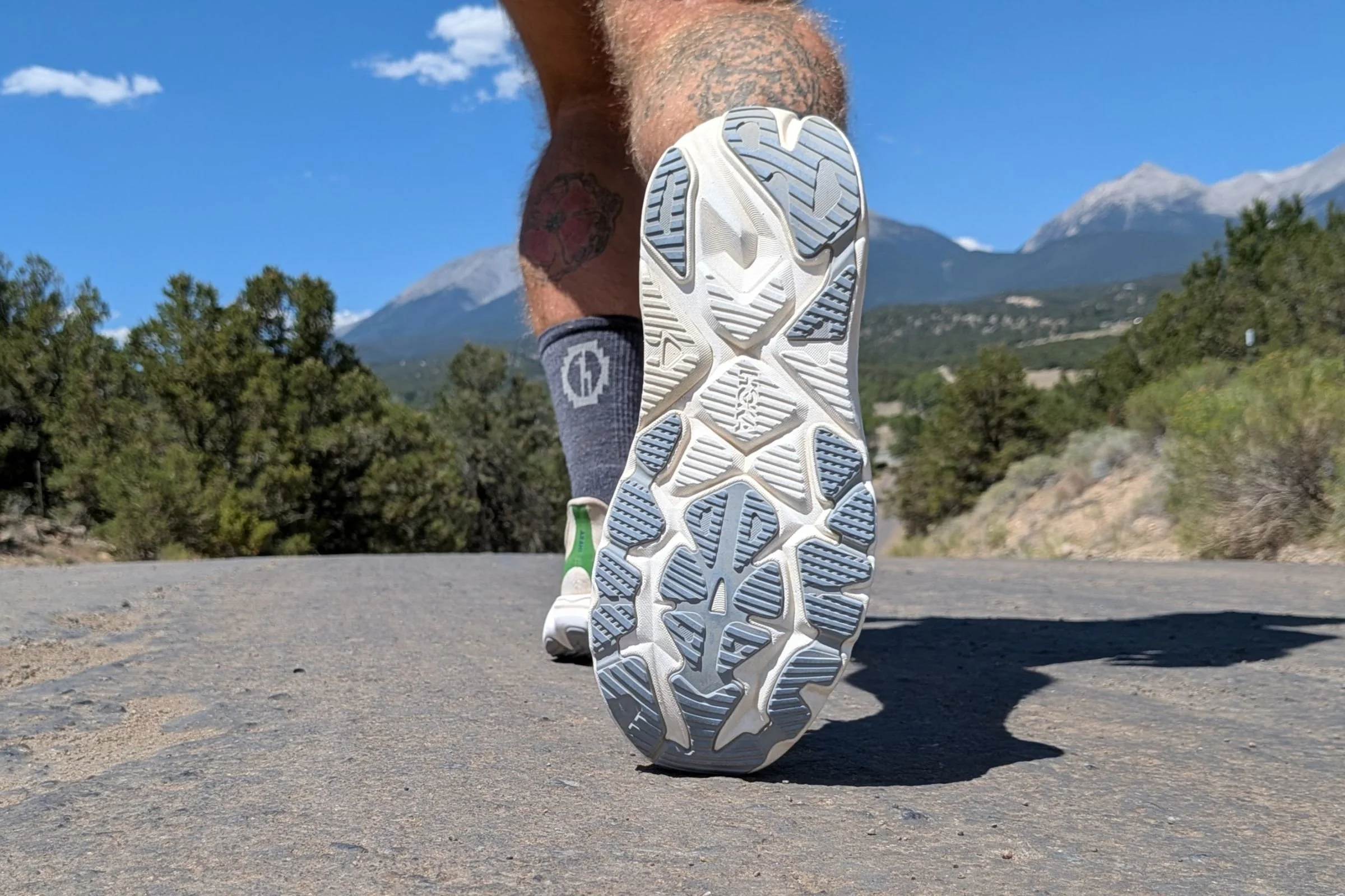   The outsole of the HOKA Arahi 8  