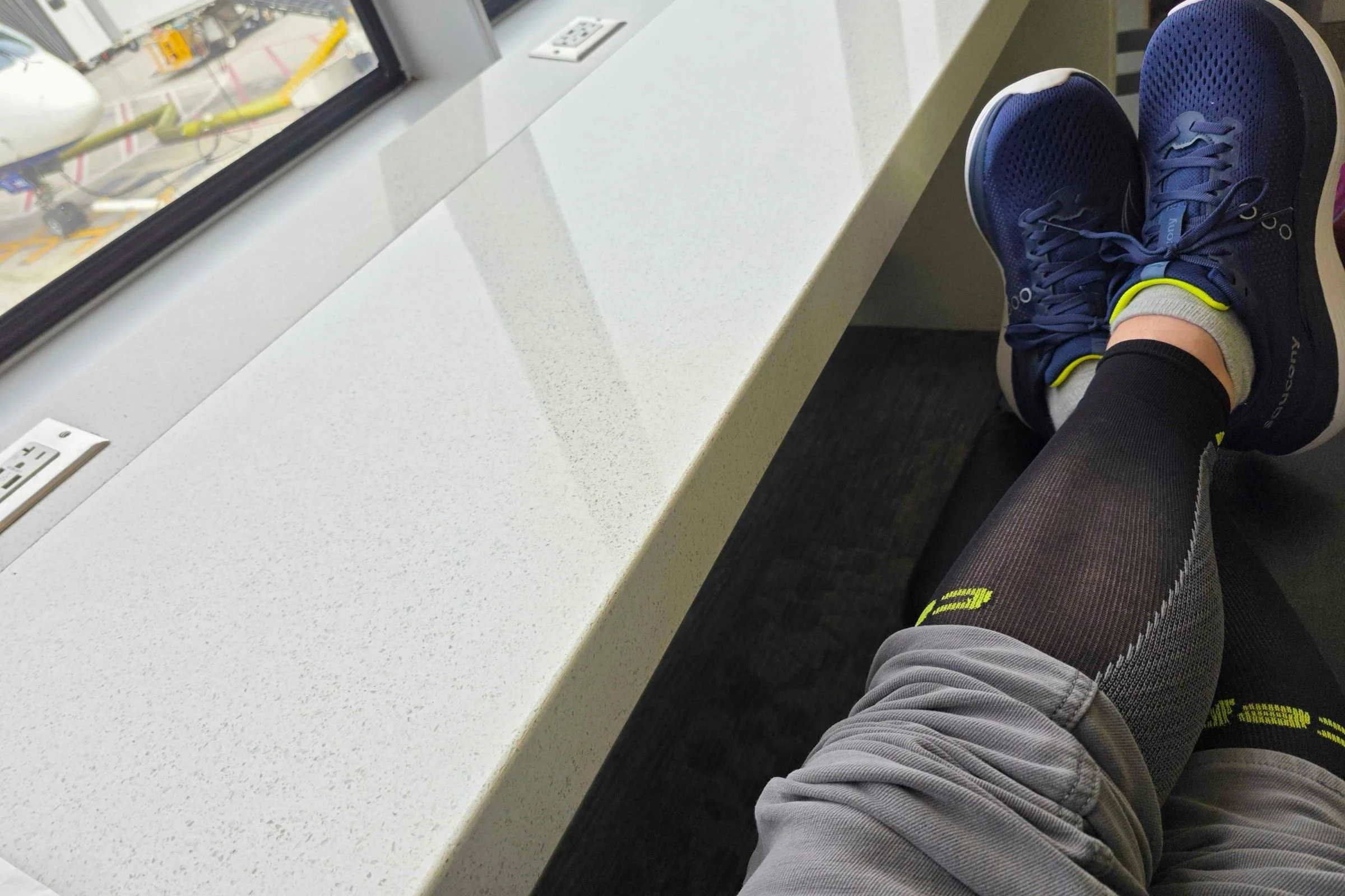   The CEP Ultralight sleeves are lightweight enough to wear comfortably while traveling, even for long stretches.  