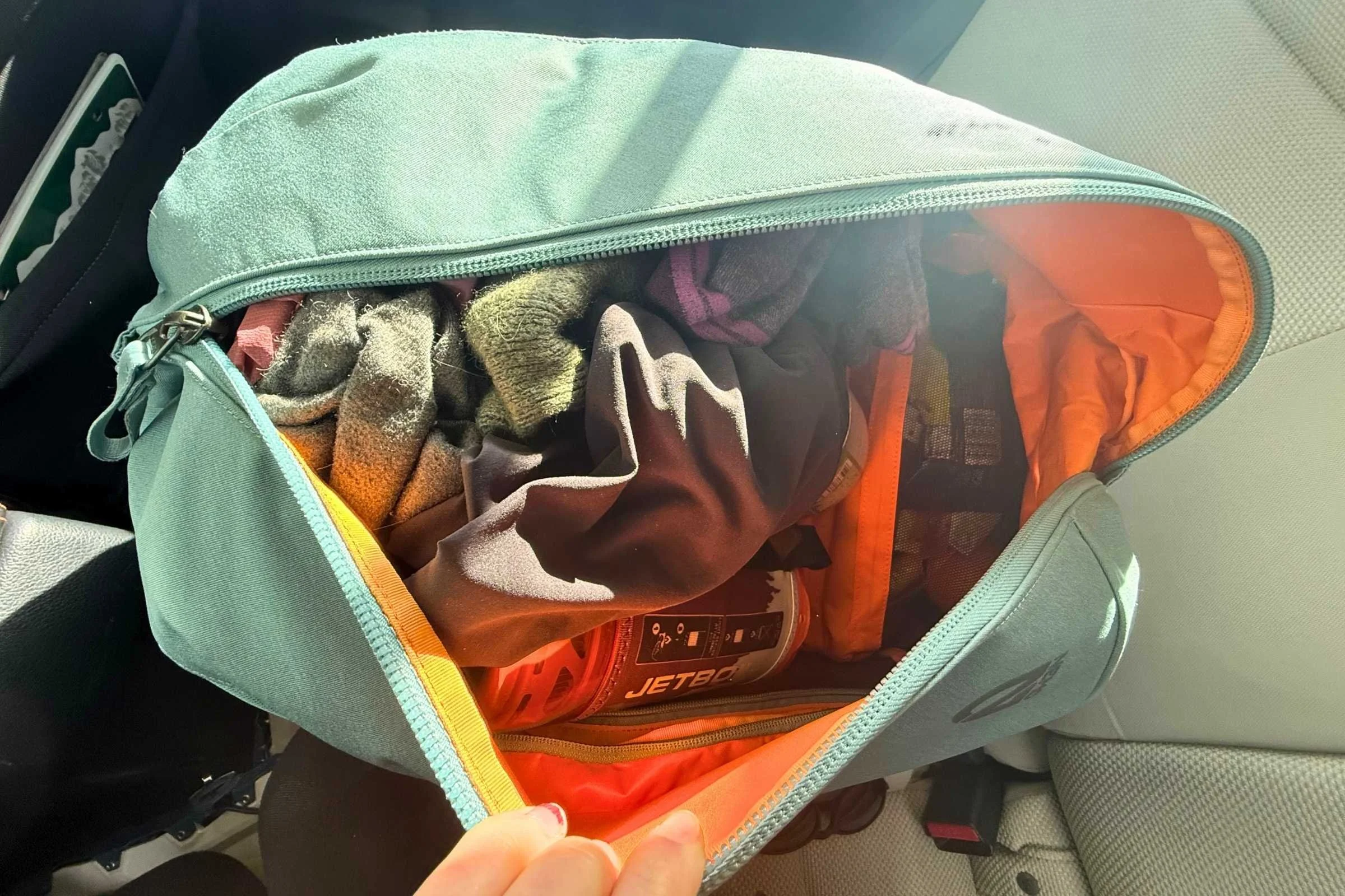   The NEMO Vantage Endless Promise Travel Backpack has a large main compartment with dedicated pockets for organizing travel gear.  