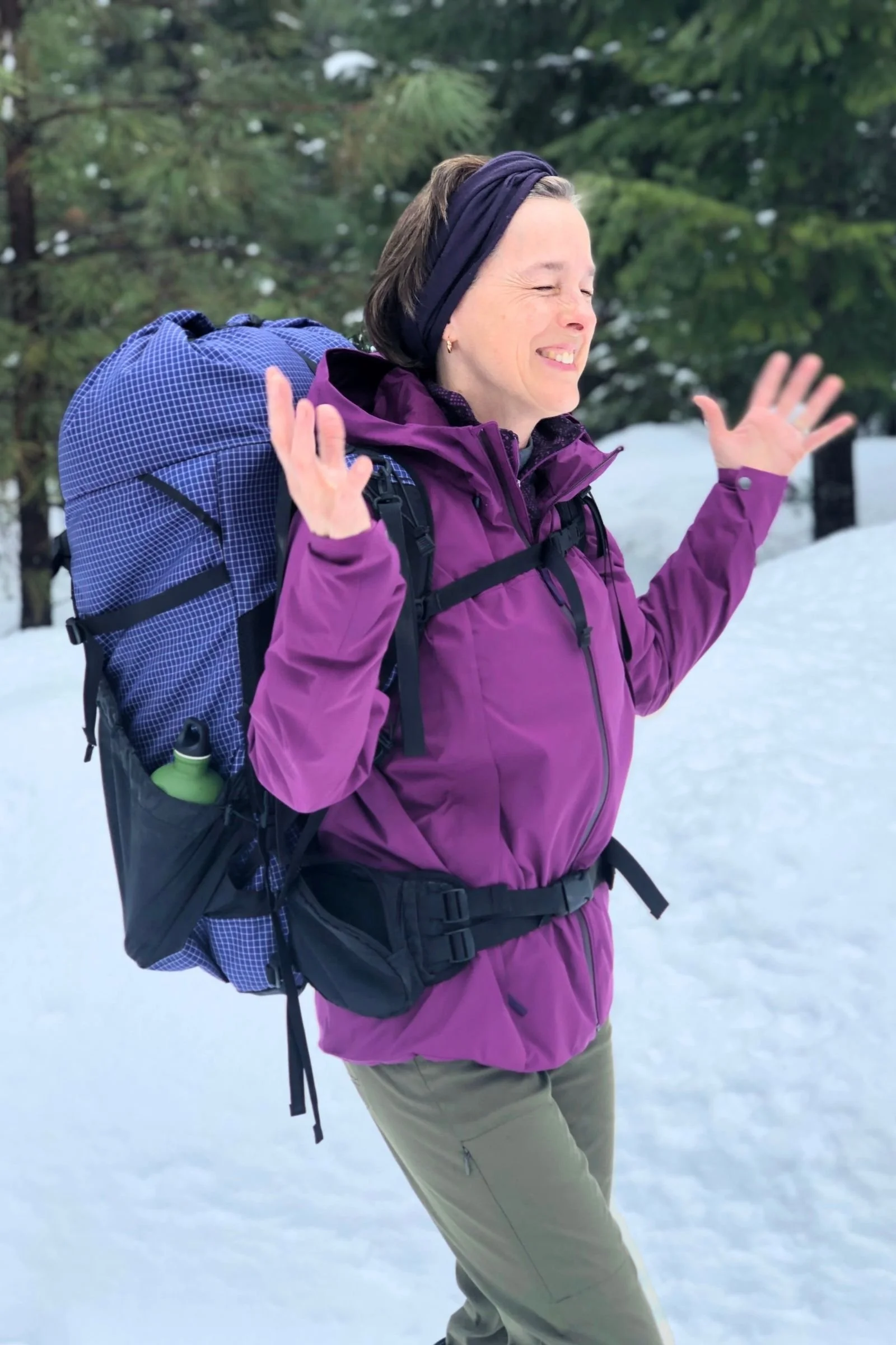   The ULA Catalyst has the capacity to carry a bigger volume than almost all the packs we recommend, which means it is well-suited for use on winter trips.   Photo by Eric Weeks.  