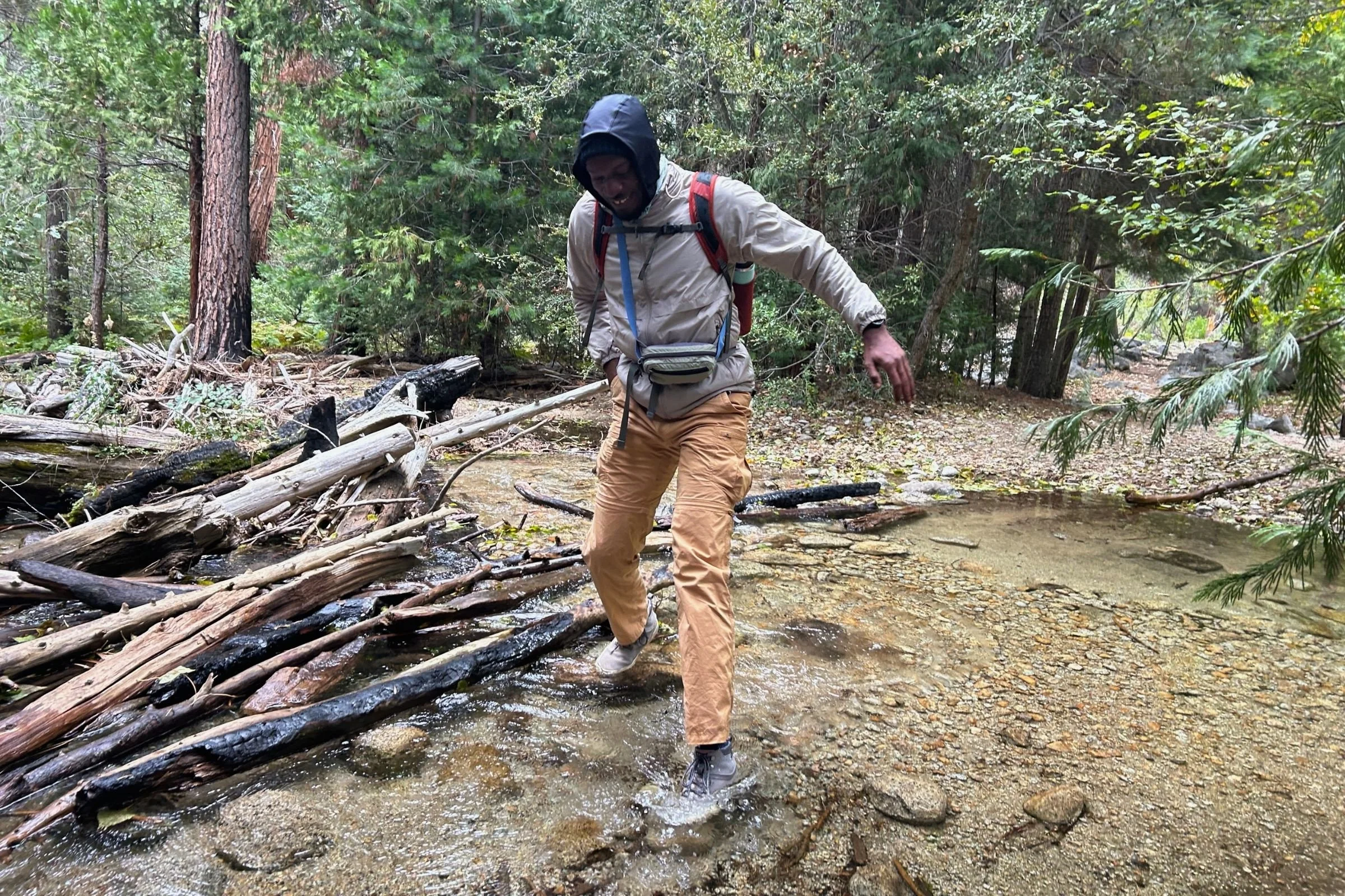   The Patagonia Terravia Mini Hip Pack can be worn around the waist or across the chest, making it a versatile option for hiking and everyday use.  