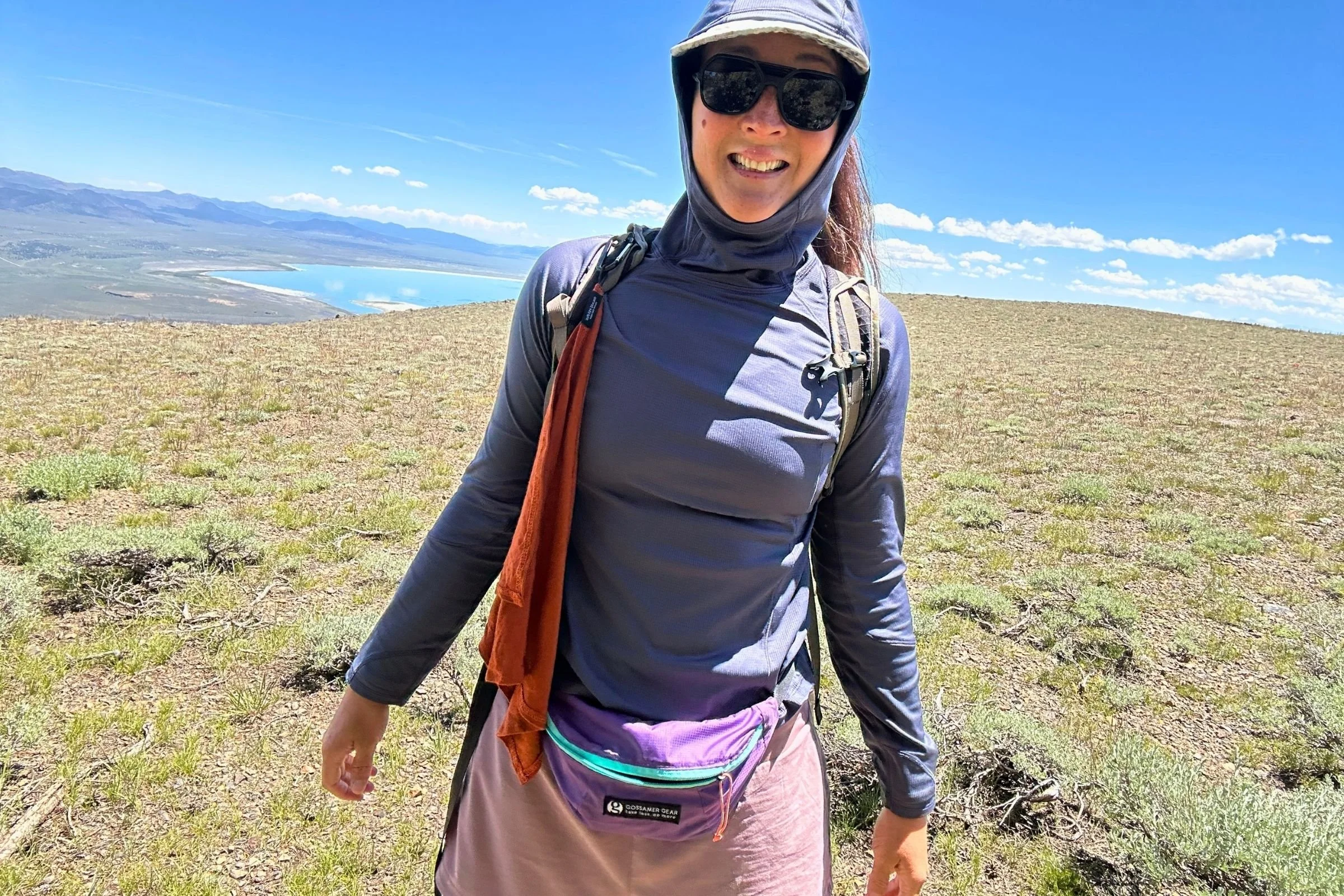   The 3.1-ounce Gossamer Gear Bumster is a minimalist fanny pack with enough storage for essentials on day hikes and other outdoor adventures.  
