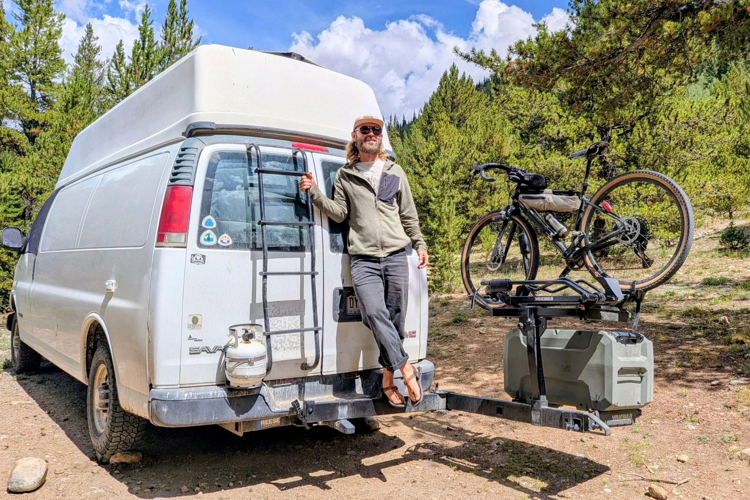 I tested the Yakima EXO SwingBase while living full time on the road