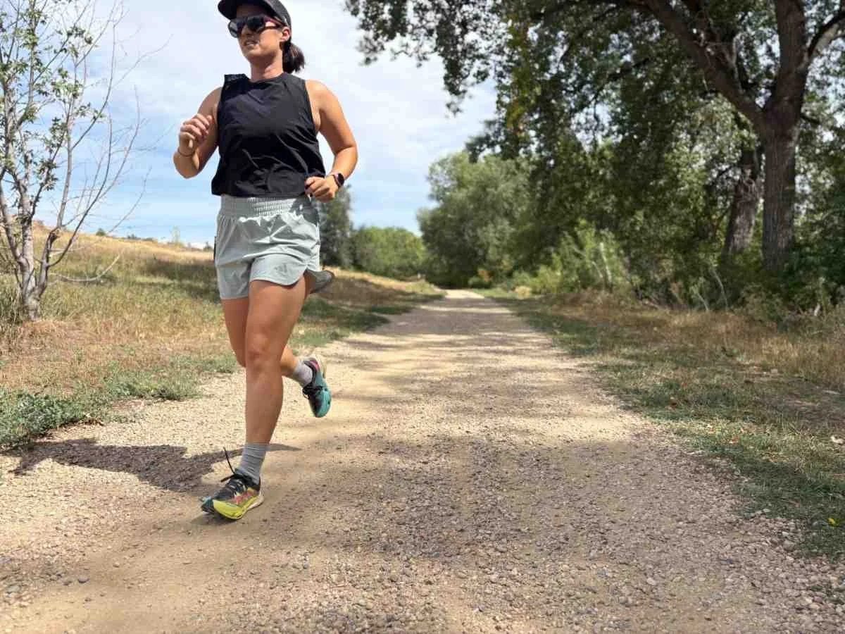   The author was impressed by the look and feel of the Adidas Racer Pacer shorts in the field.  