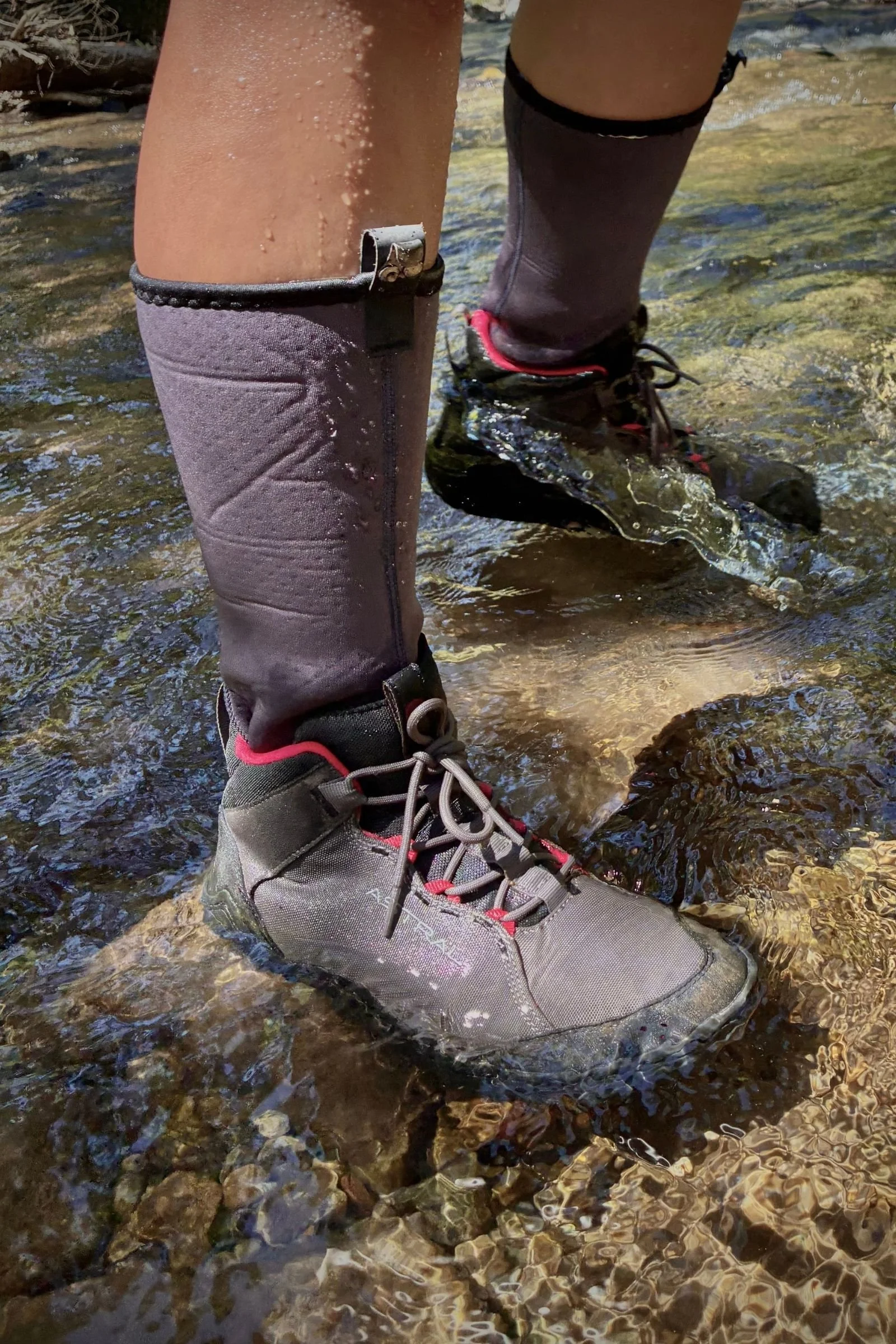   We tested the Astral Pusha while wet wading, pairing the shoes with wading socks to help keep small rocks out while moving through the river.  