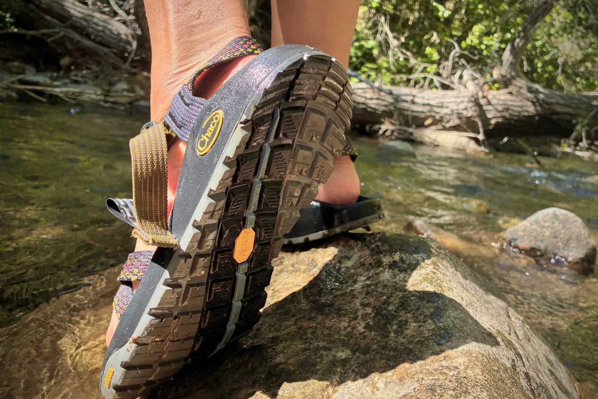   The Vibram Megagrip outsole on the Chaco Rapid Pro Z/1 provided reliable traction during our testing on steep, wet rocks and river terrain.  