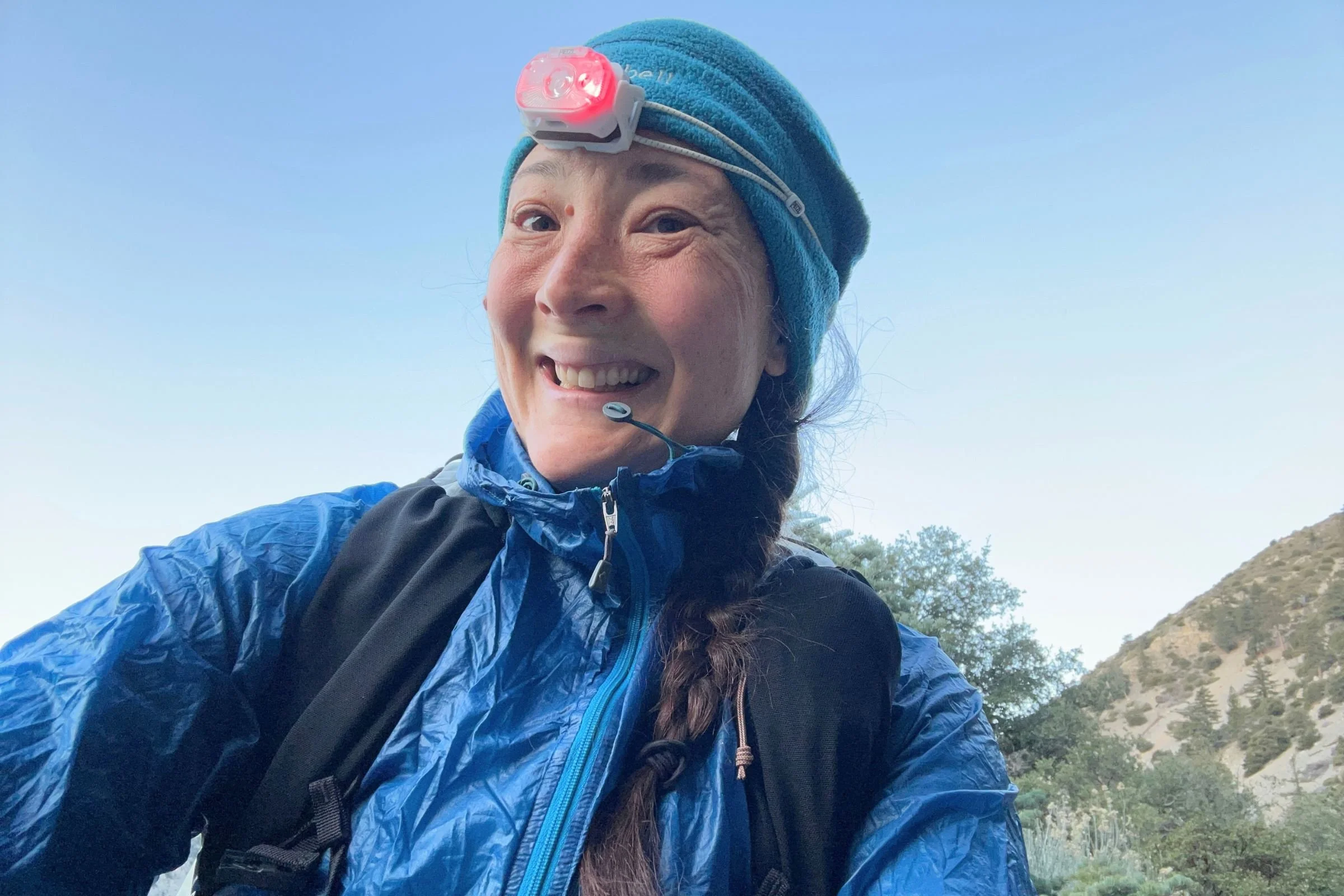   We tested the Petzl Swift LT while backpacking in Southern California, where its lightweight design and comfortable adjustable headband made it easy to wear on the trail.  