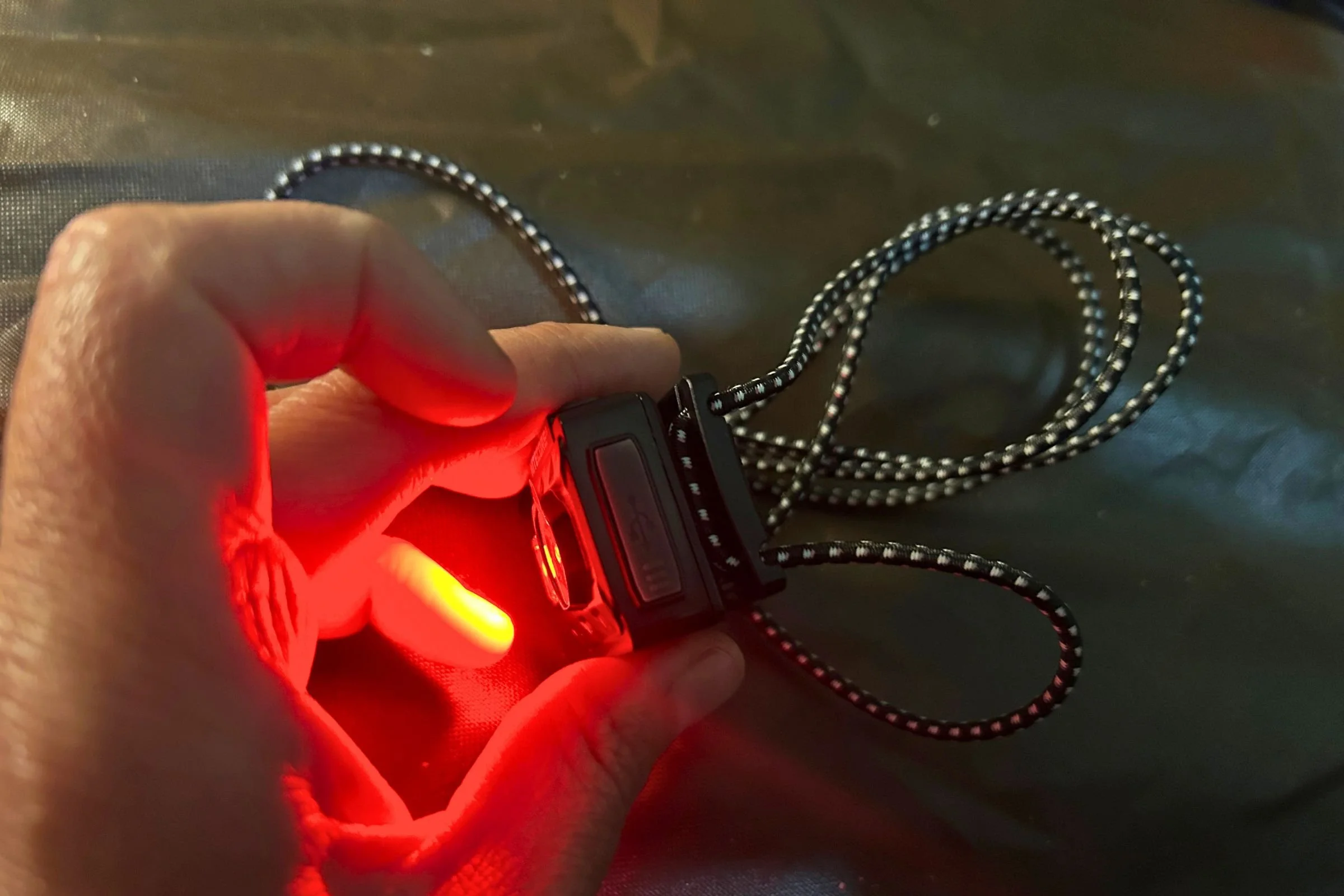   The Nitecore NU20 Classic includes a red light for preserving night vision and providing less disruptive illumination around camp.  