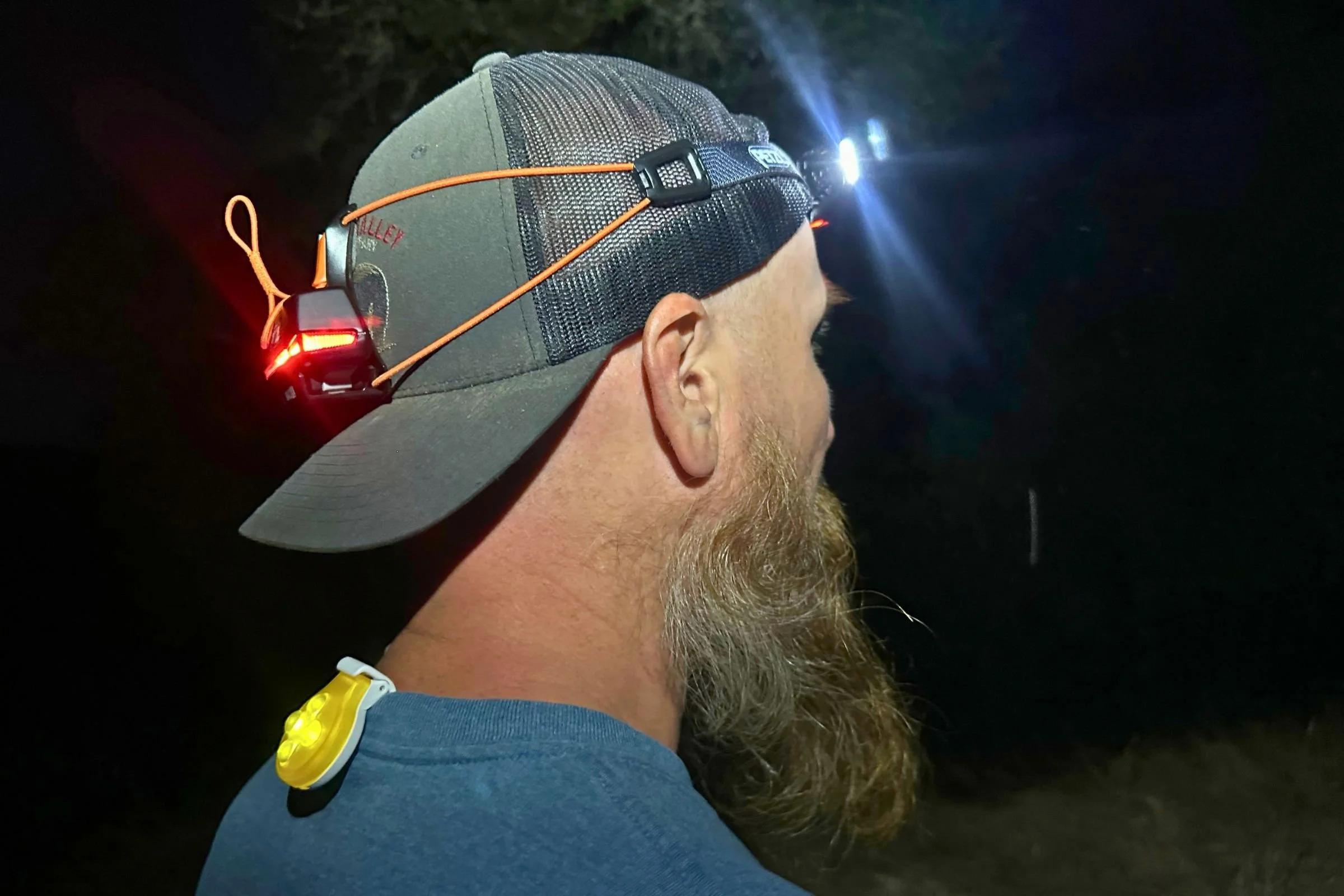   The Petzl NAO RL pairs a powerful front headlamp with a rear red light, providing front and rear illumination for ultrarunning at night.  