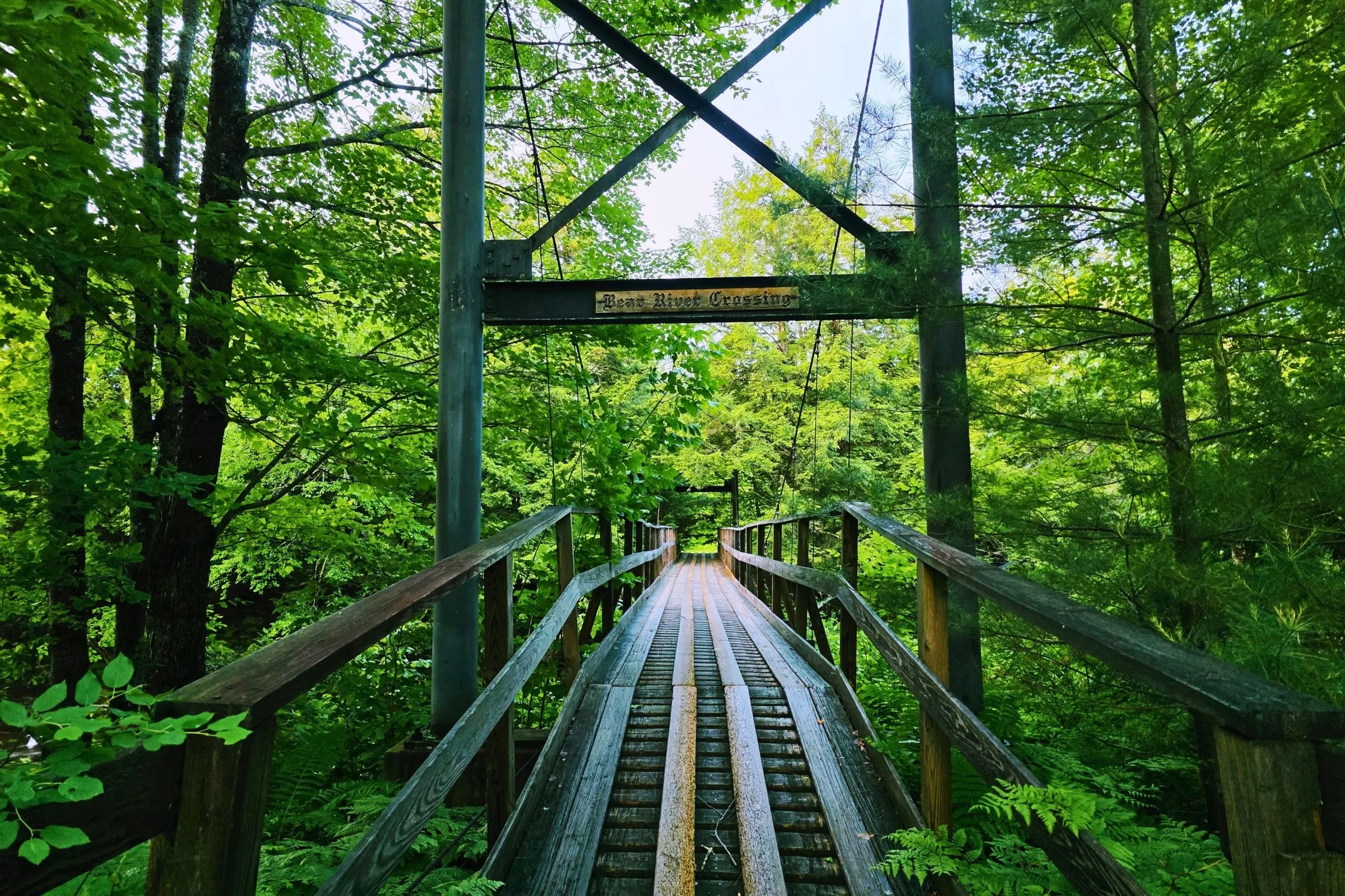   A bridge across the Bear River.   Photo by Aubri Drake.  