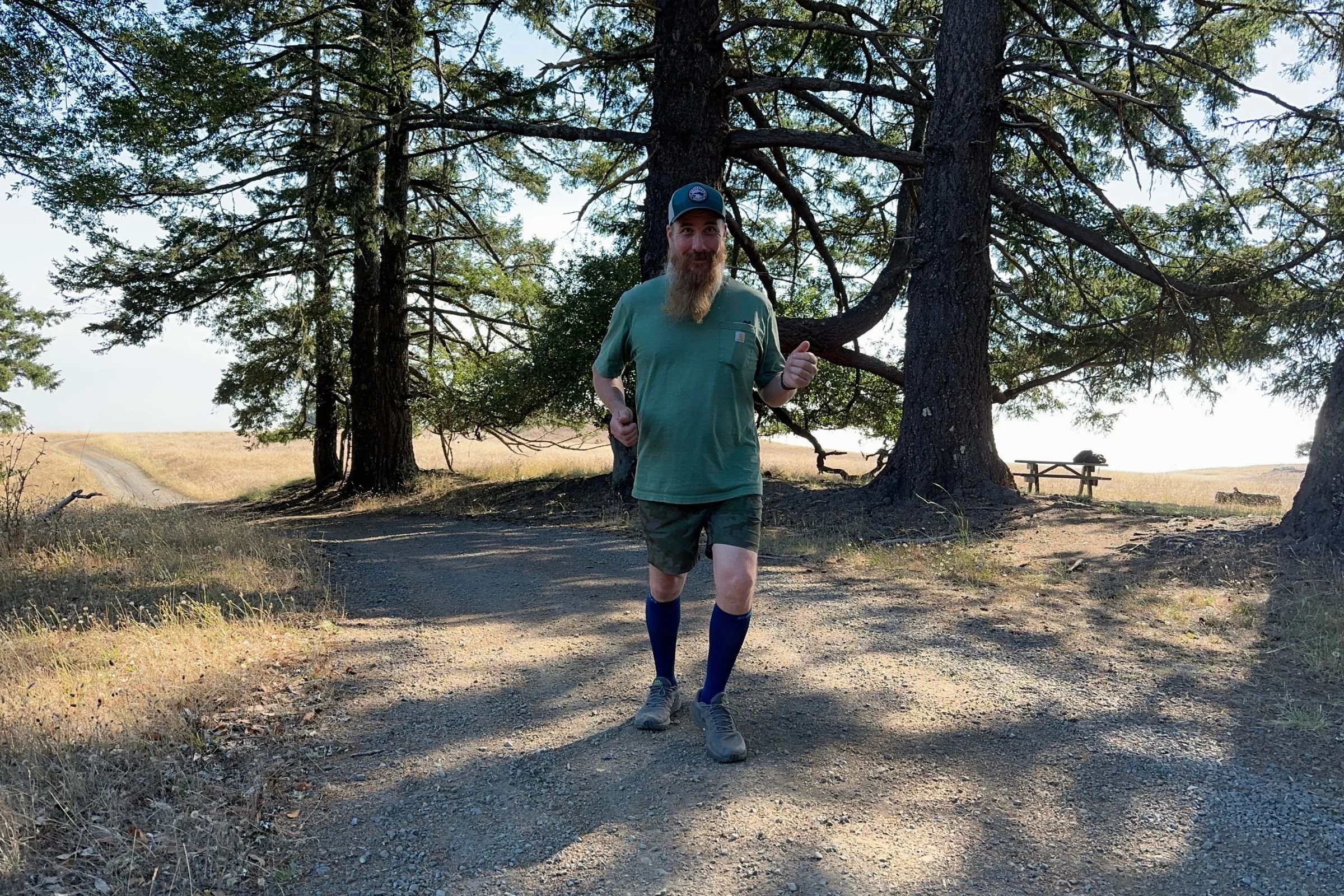   The Rymora Compression Socks stay comfortably in place during a trail run, offering supportive compression at a fraction of the price of many premium running socks.  