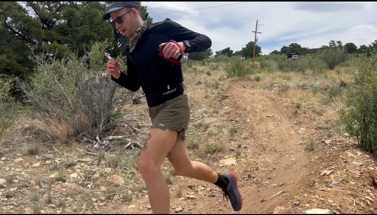 Come run my first trail run with me 🥺🏃🏼‍♀️ (running vest & shorts @