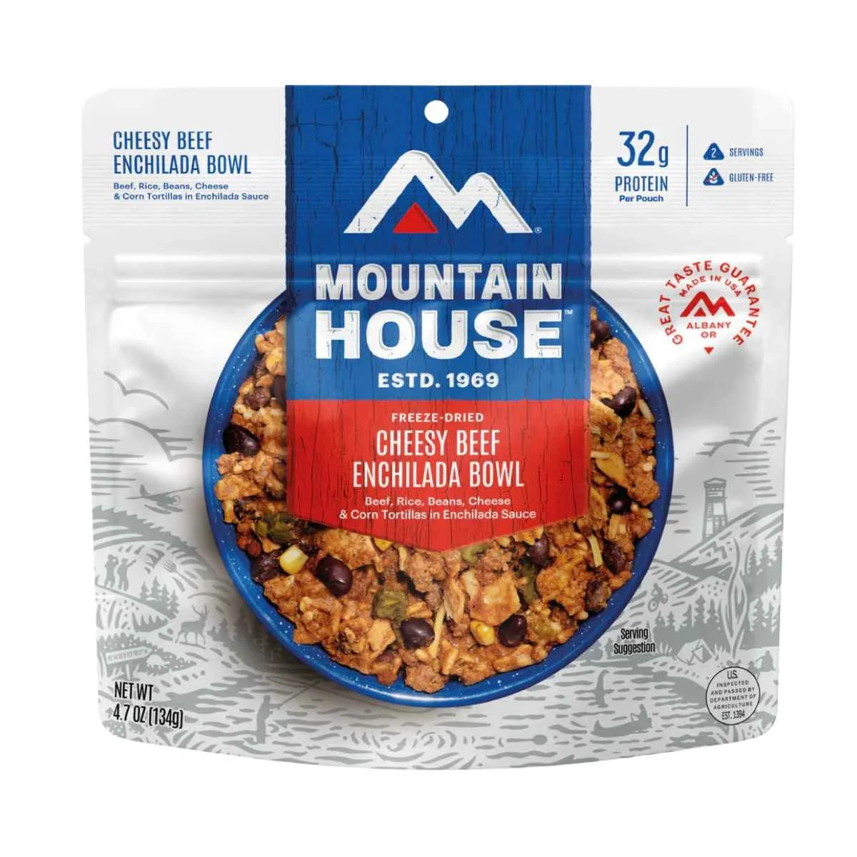 Mountain House Cheesy Beef Enchilada Bowl