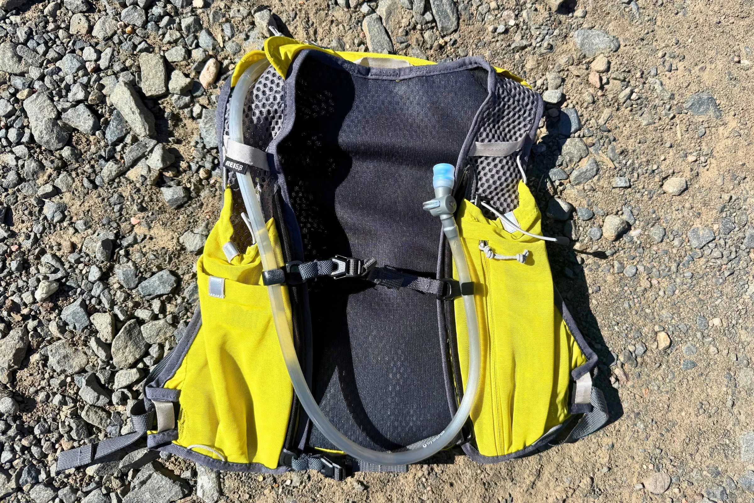 A close-up of the women’s Swiftland Vest.