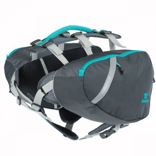 ThinkPet Outdoor Dog Backpack Reflective Saddle Bag Dog Pack Double Bag for Hound Travel Rucksack for Medium Large Dogs 