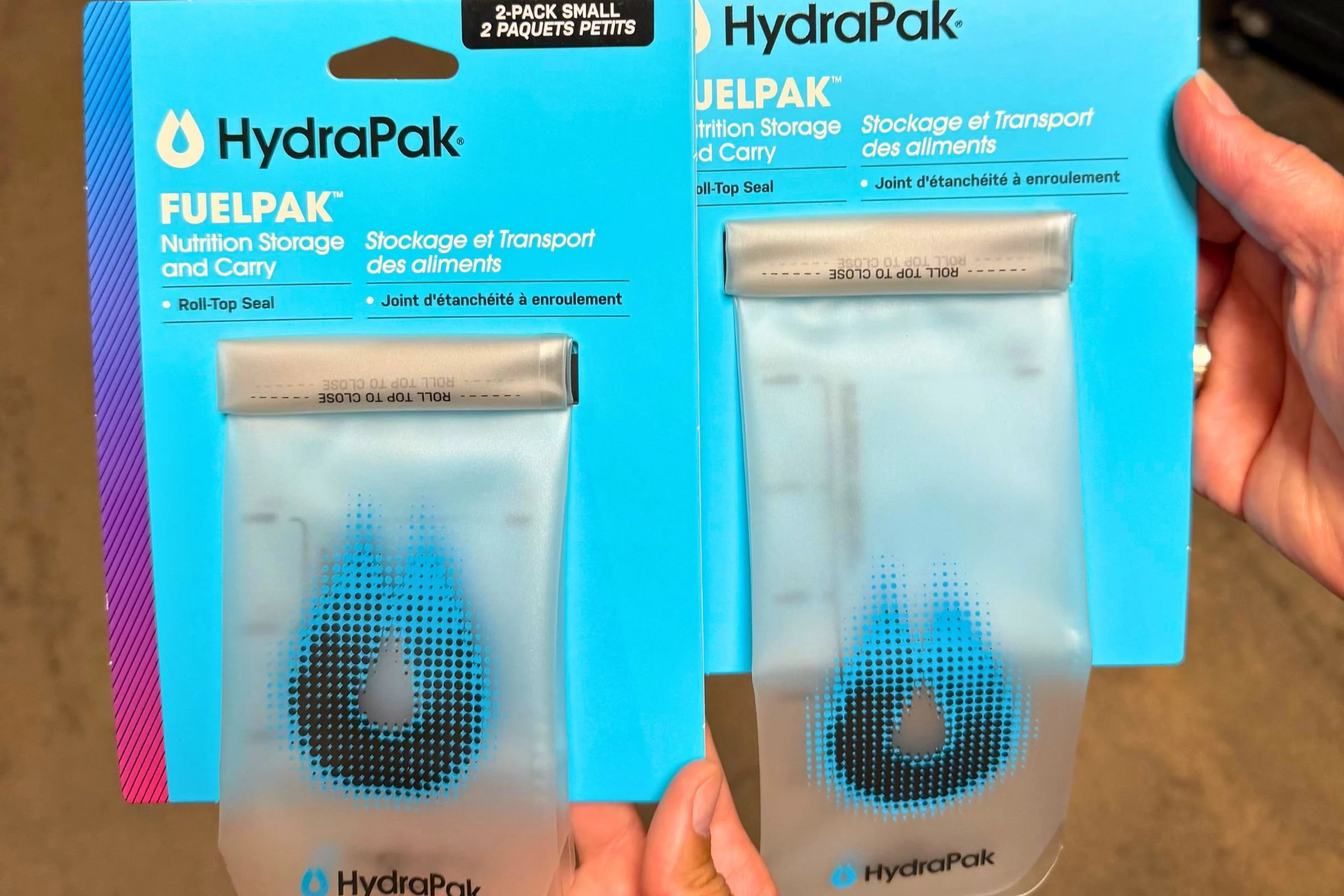 We also loved HydraPak’s new FuelKit. If you ever prep drinks (not the martini kind) and gels for an excursion on a trail or river