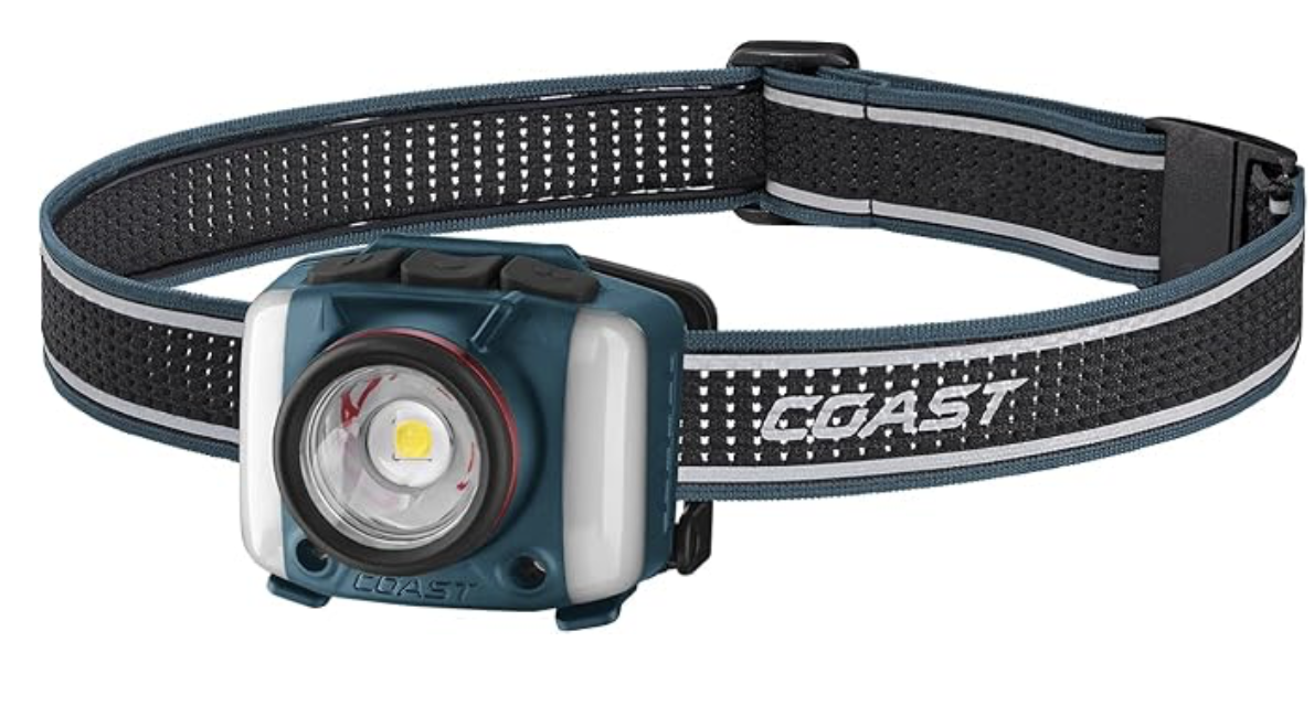 coast fl97r headlamp in blue
