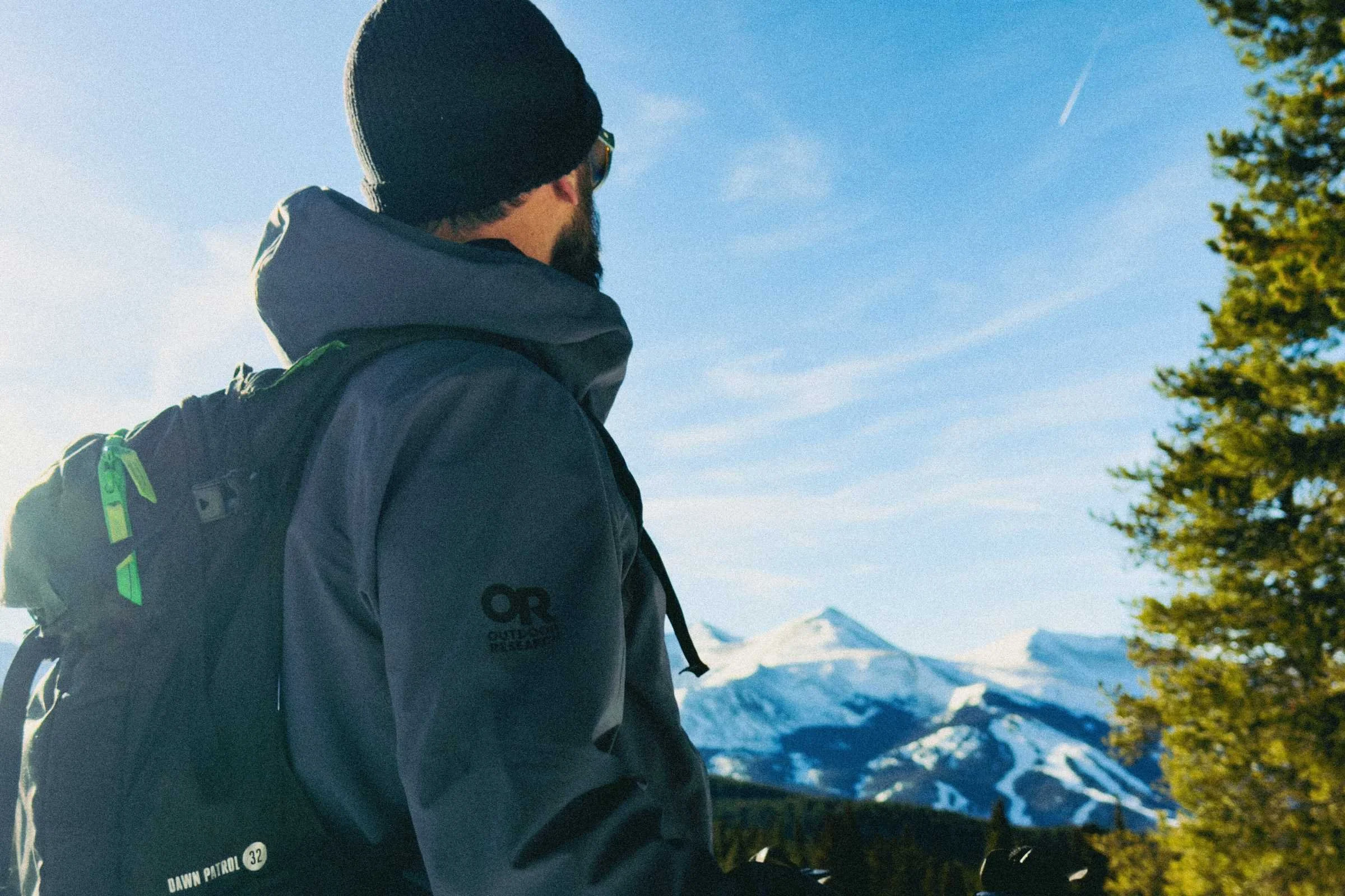 The Cloudchaser has a fully waterproof membrane that is more breathable than most other hardshells we’ve tested. Photo credit: Jacob Callaghan