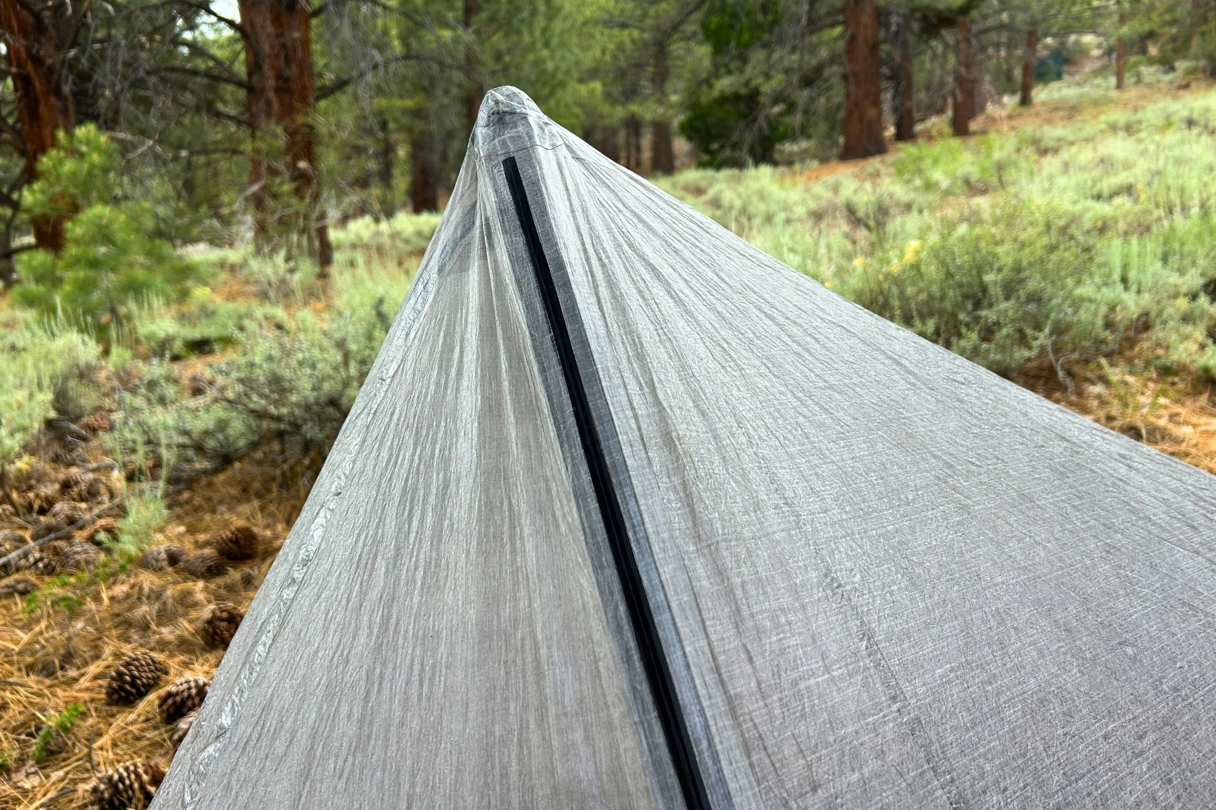 Gossamer Gear The DCF Whisper Tent.