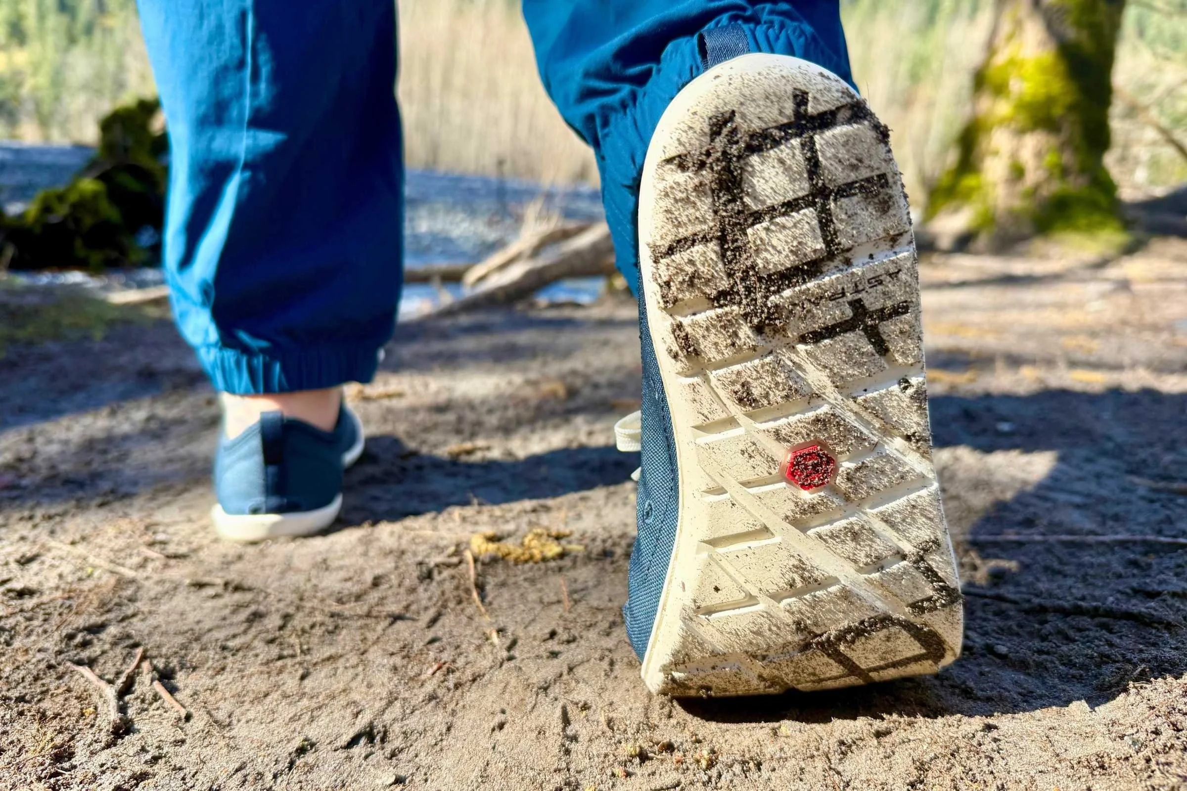 The minimal outsole gives a connected-to-the-ground feel. Photo by Steve Redmond.