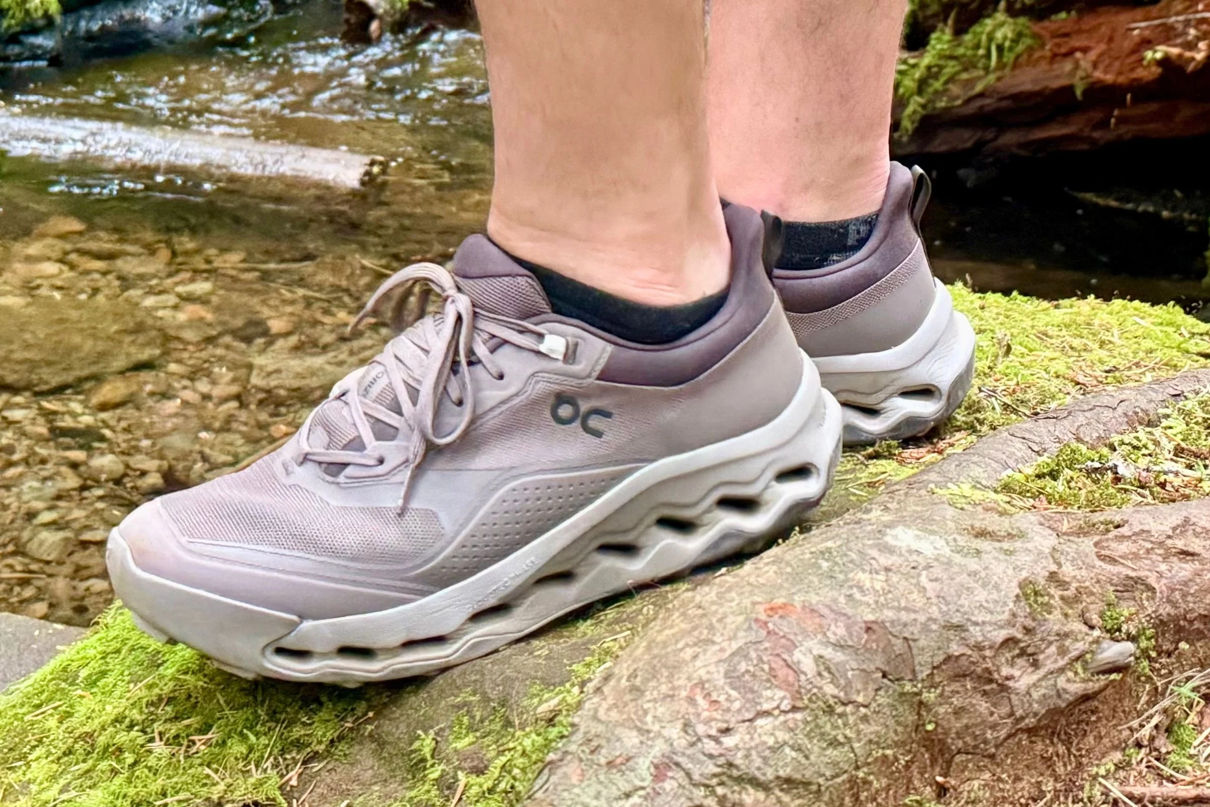 The padded collar adds comfort around the ankle.