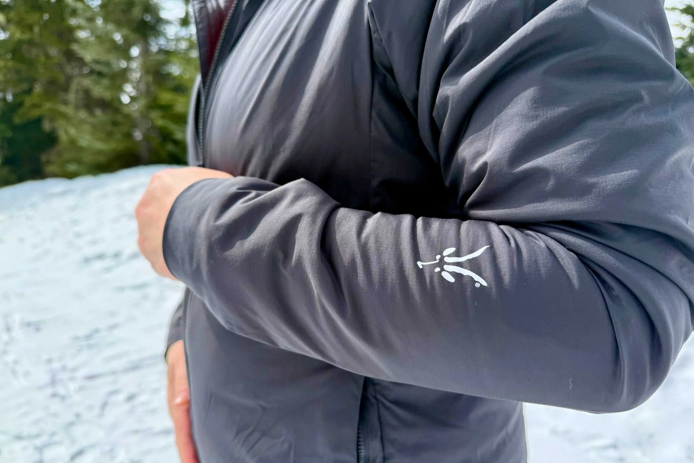 The face fabric is robust enough to shed light moisture while still feeling soft. Photo by Steve Redmond.