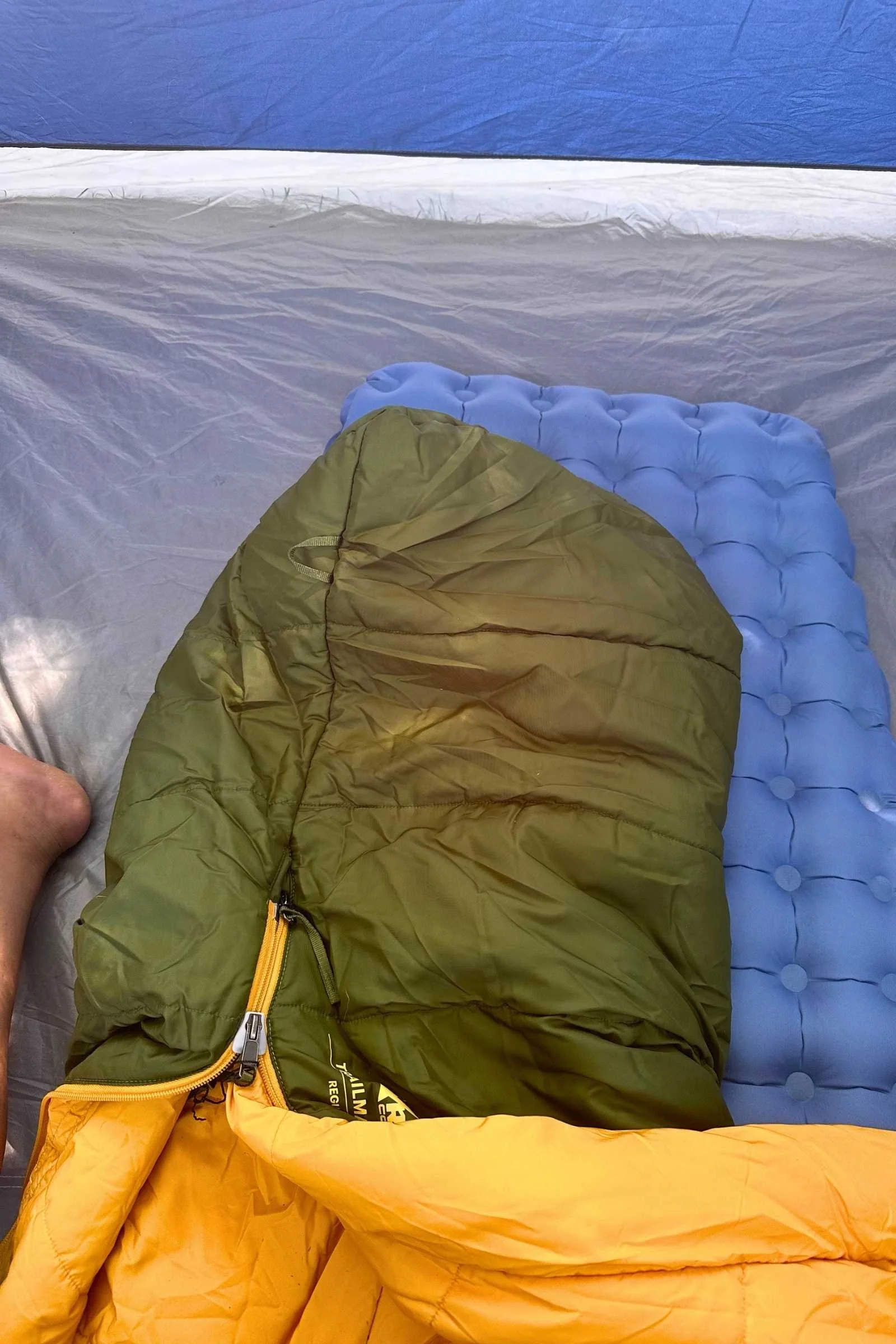 REI Helix sleeping pad with the REI Trailmade bag.