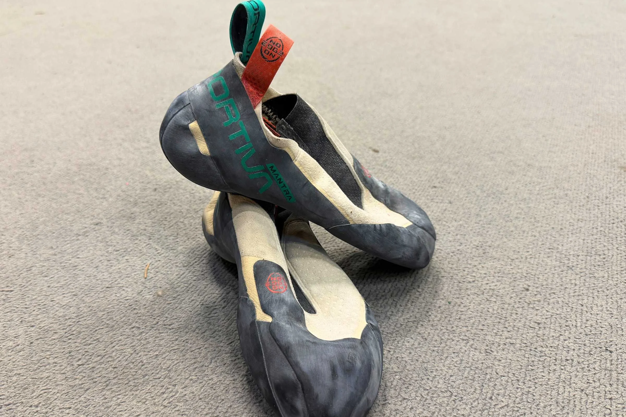 You should buy the La Sportiva Mantras if you mostly climb indoors.