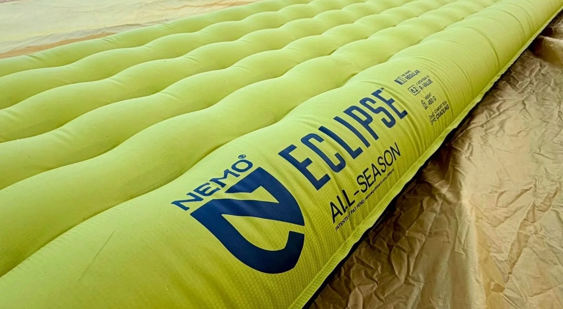 NEMO Eclipse All-Season Sleeping Pad in a tent