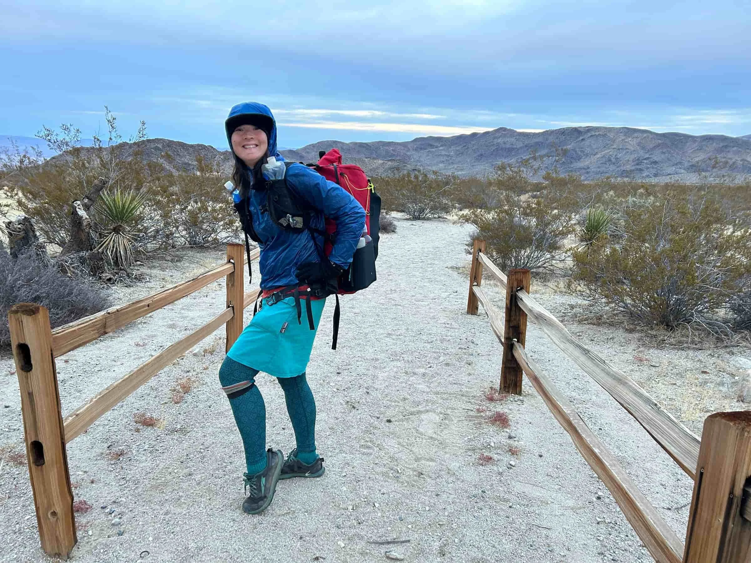 liz thomas backpacking in joshua tree national park