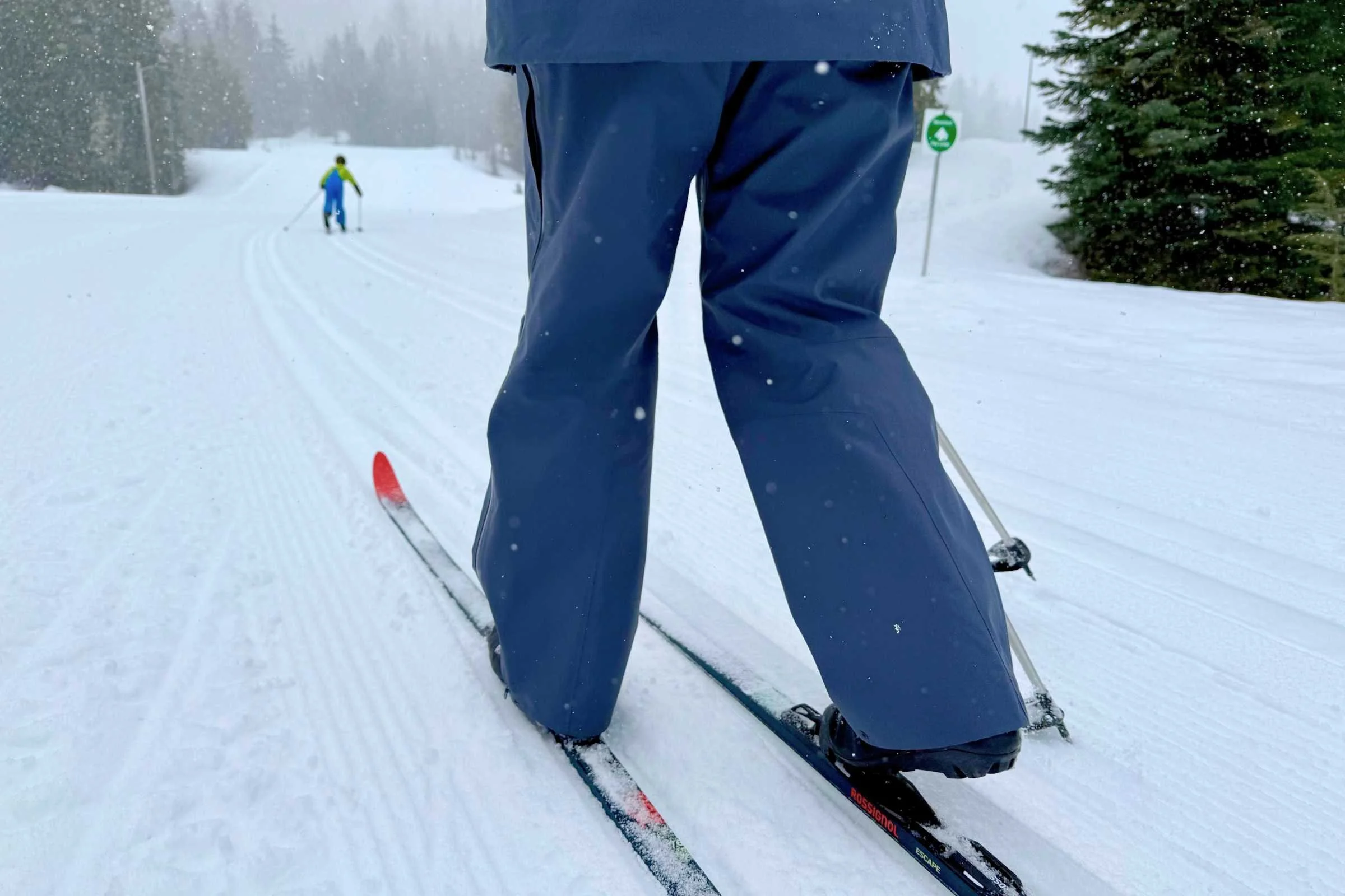 The Beta SV pants are a tough winter shell built for wet snow, wind, slush, and cold mountain days.