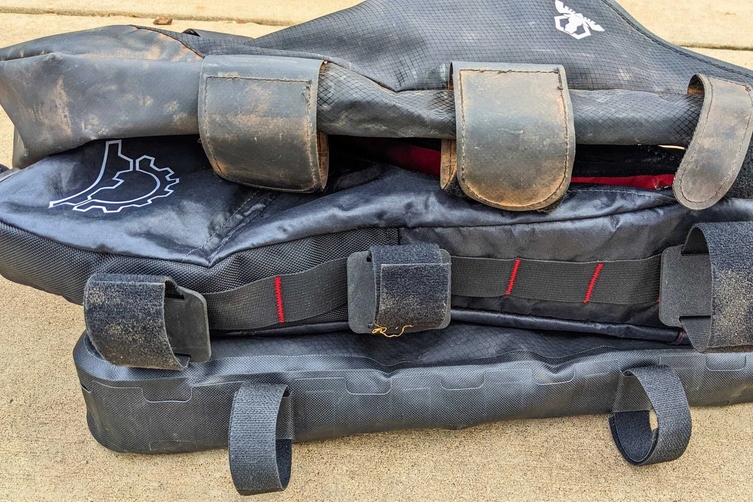 Comparing full frame bags that we tested. We also tested half frame bags, which have a smaller capacity.