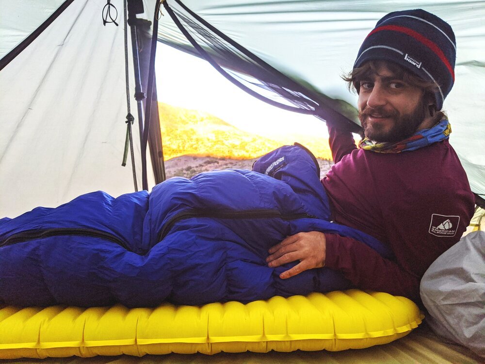 Camping Backpacker Air Mattress Inflatable Mat Bed Sleeping Pad w/Hand Pump Tent 