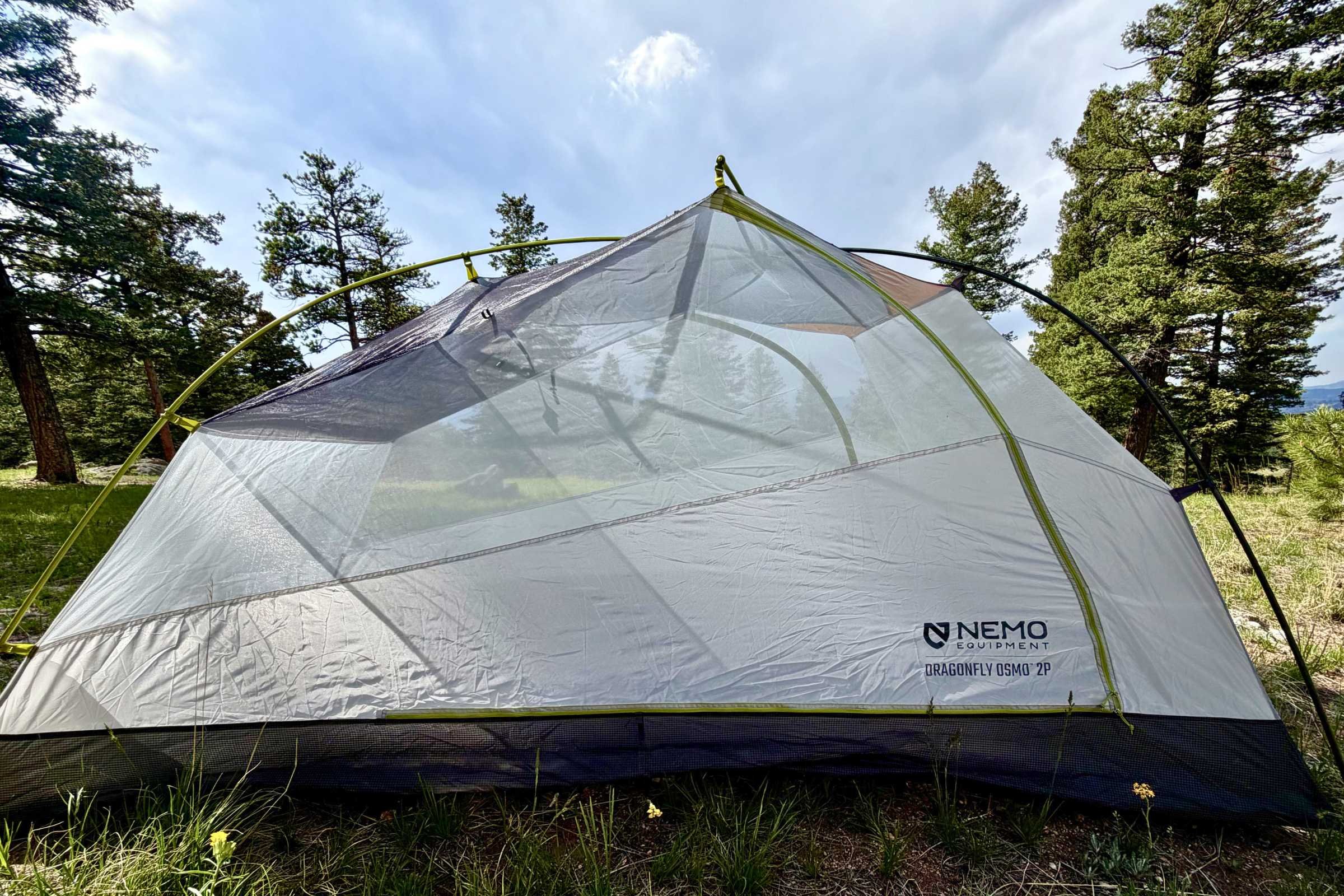 The NEMO Dragonfly 2p set up in the mountains of Colorado.