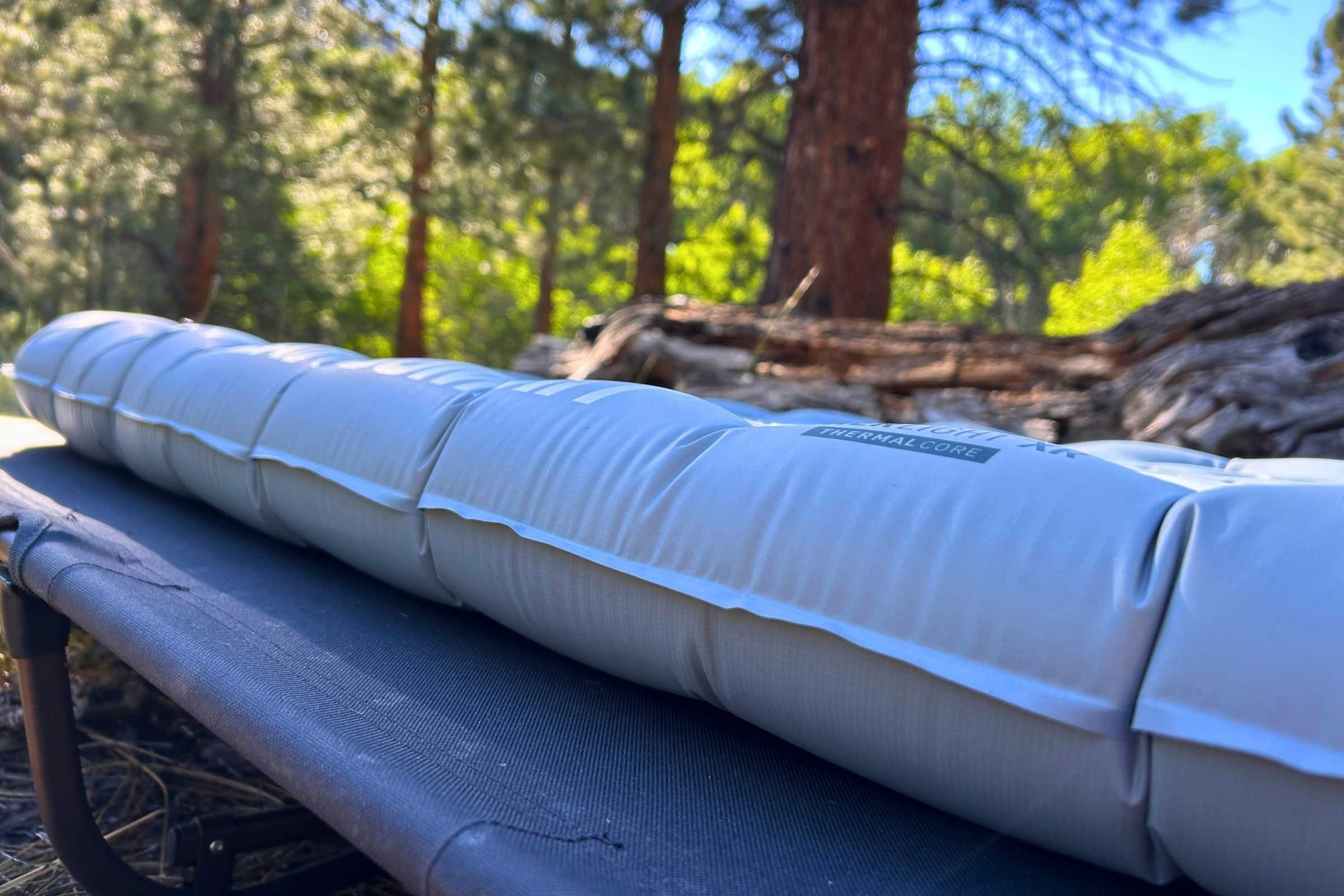 The seams on the new Sea to Summit Ether Light XR Insulated Air sleeping pad have been improved.