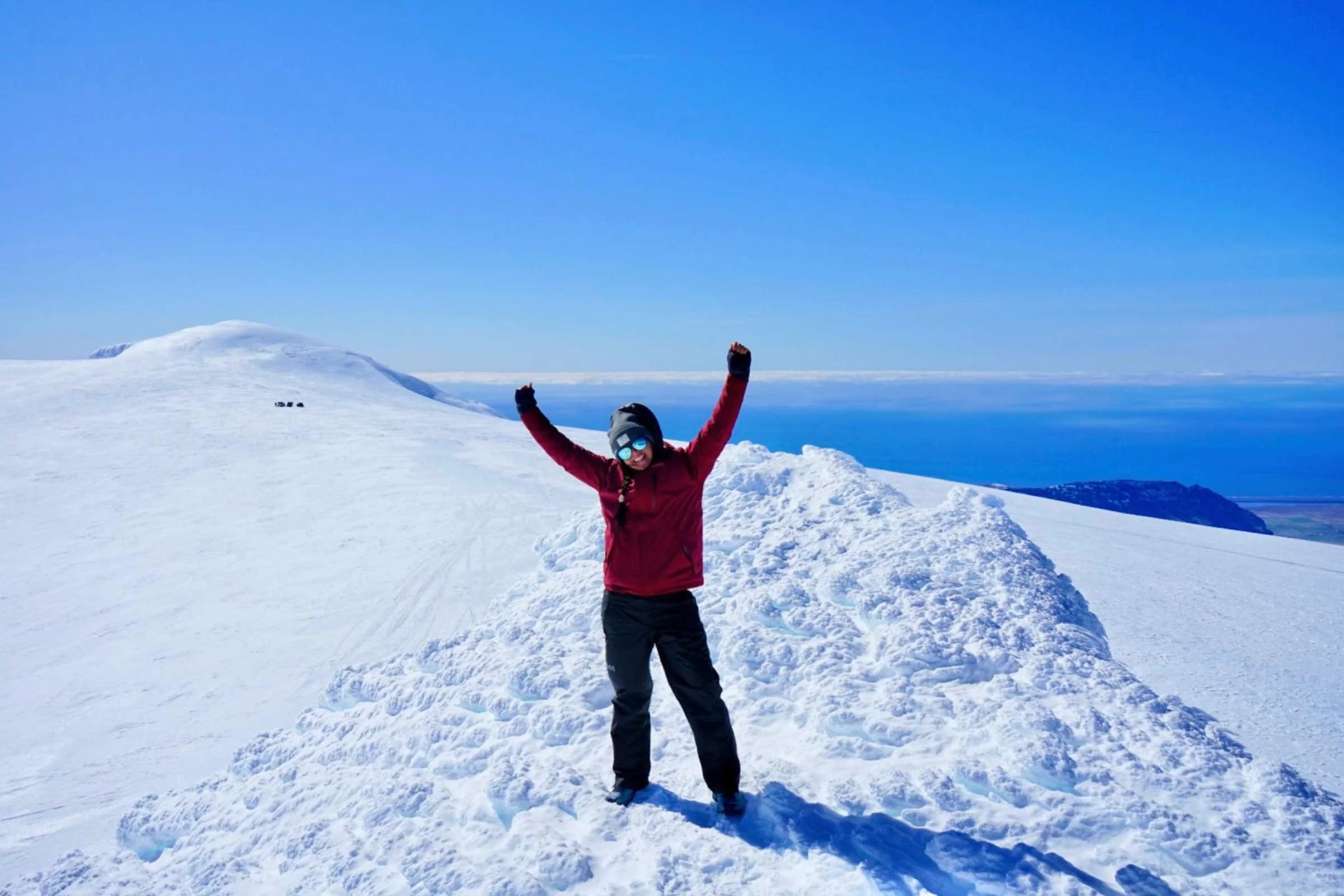 Author Summits a Glacier in Iceland