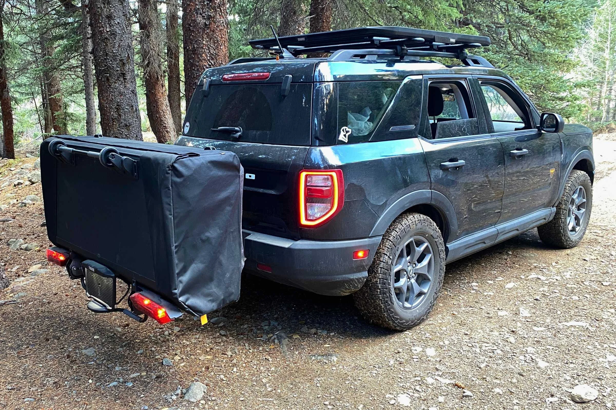The Thule Outset is more convenient than a rooftop tent and more comfortable than a ground tent.