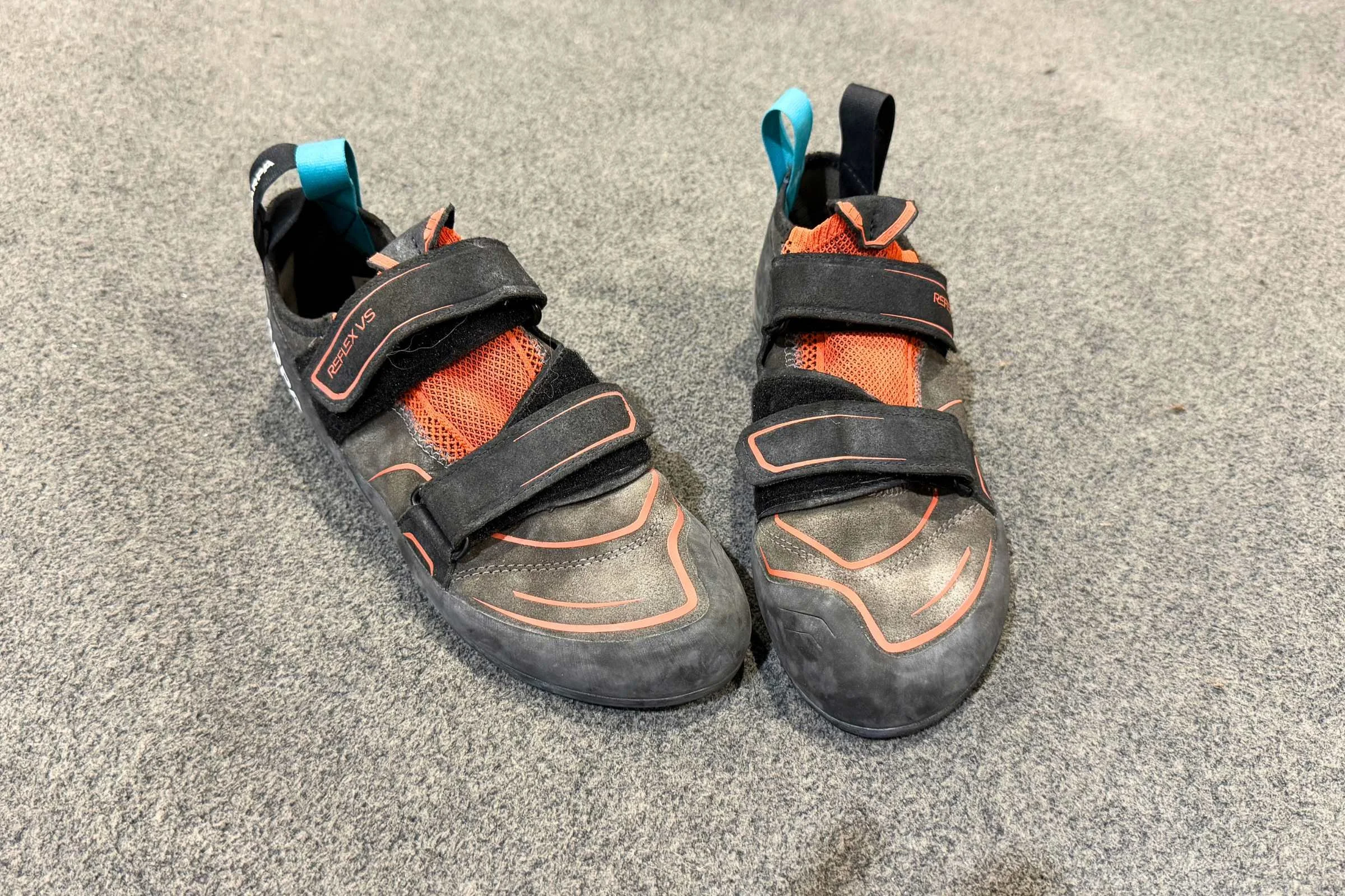 Scarpa Reflex VS on gym floor