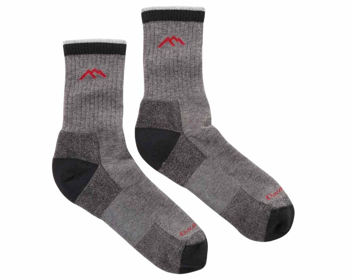 1000 Mile Mens 2 Pack Trail Running Socks Grey Padded Soft Merino Wool Sock