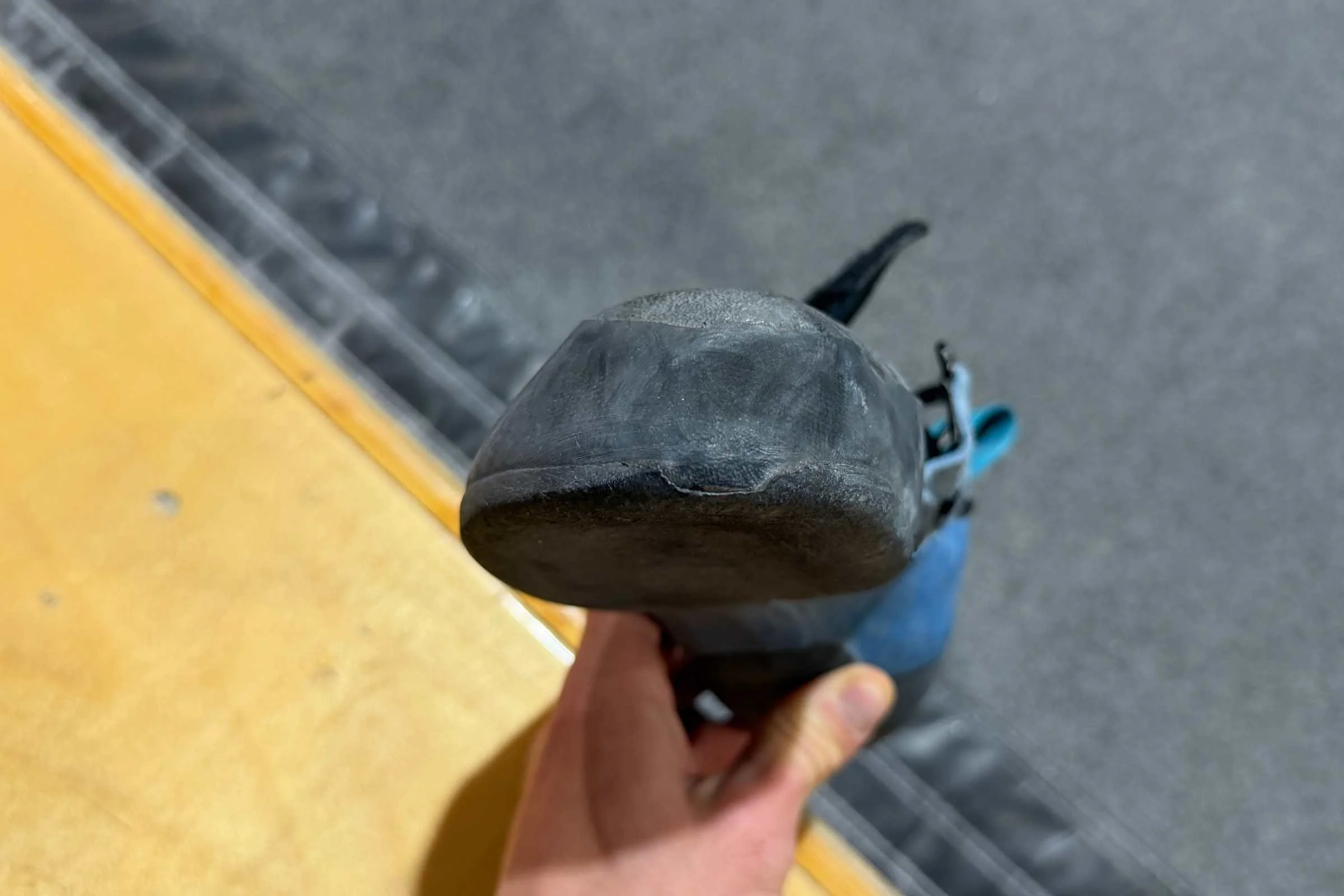 Toe rubber wearing down on Scarpa Instinct VSR