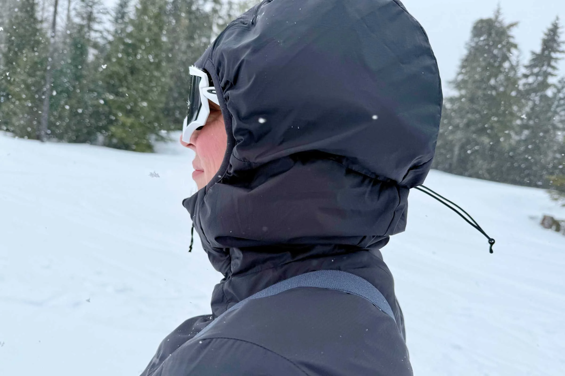 The hood adjusts well for everyday use and is also helmet compatible. Photo by Steve Redmond.