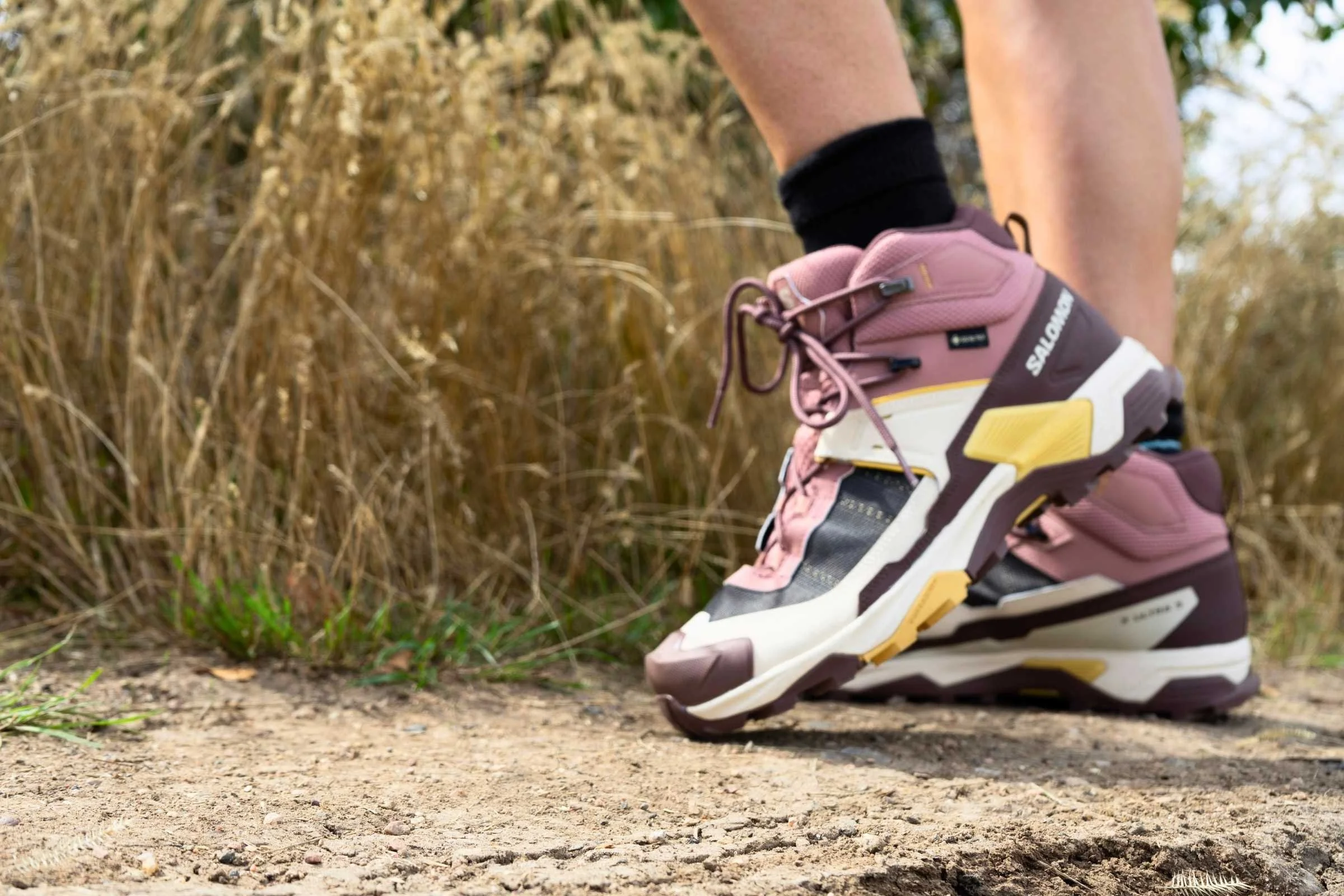 Close up of the Salomon X Ultra 5 Mid GTX