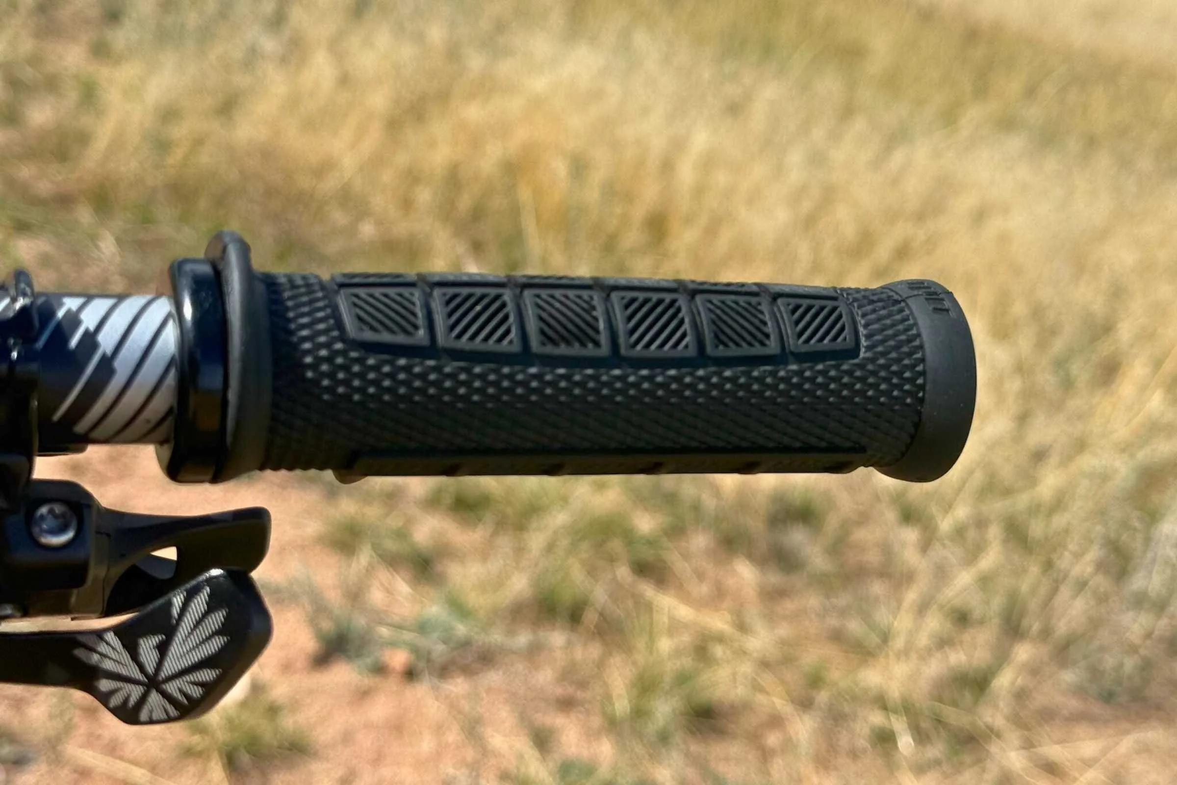 The ODI ELite Pro grip has well-defined padding and finger grip sections. Courtesy Chris Meehan.