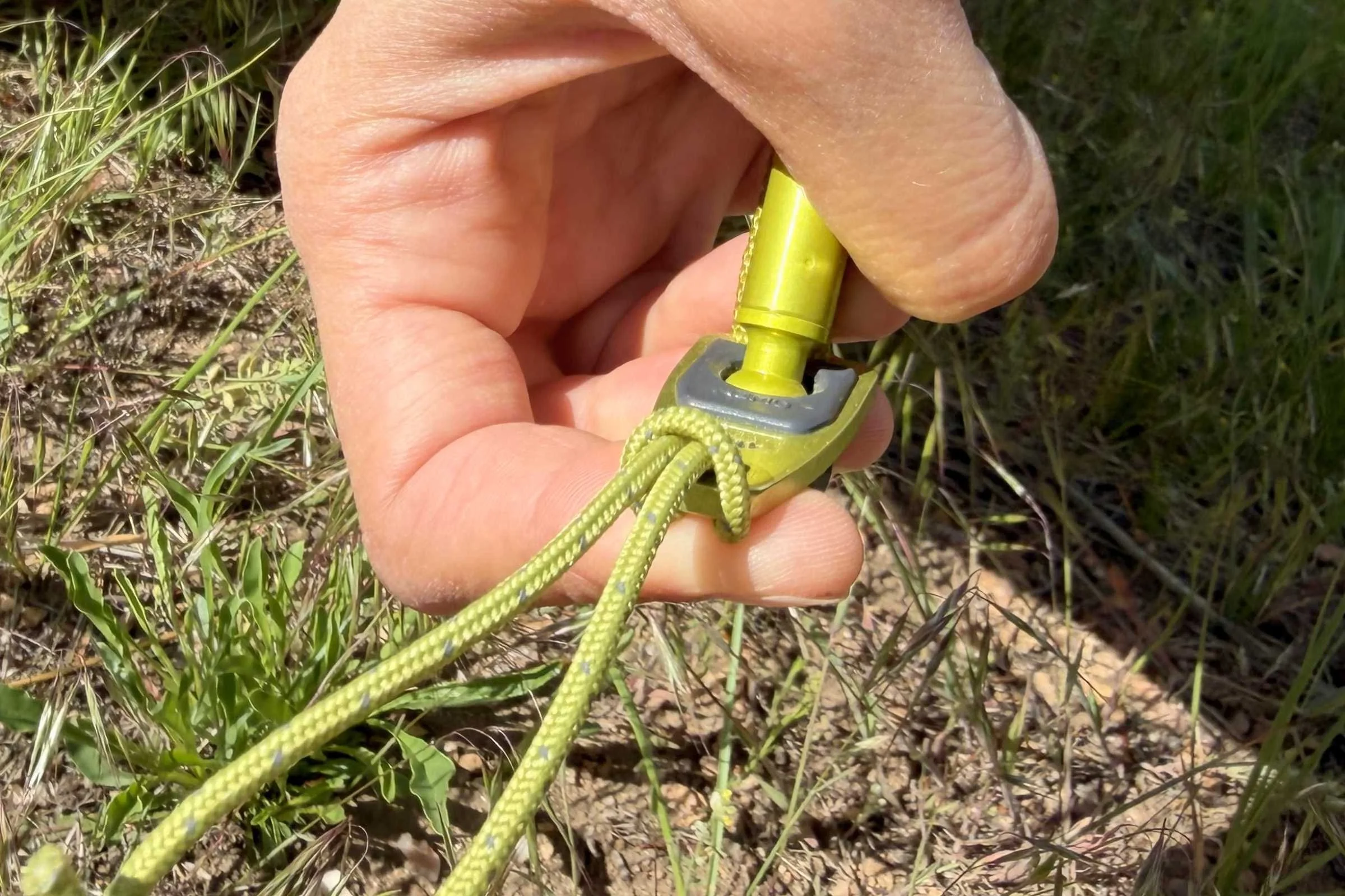 The tent corner’s pole attachment hardware and rainfly attachment points were the most finicky part of setup. It was impossible to do this one-handed which was a bummer.