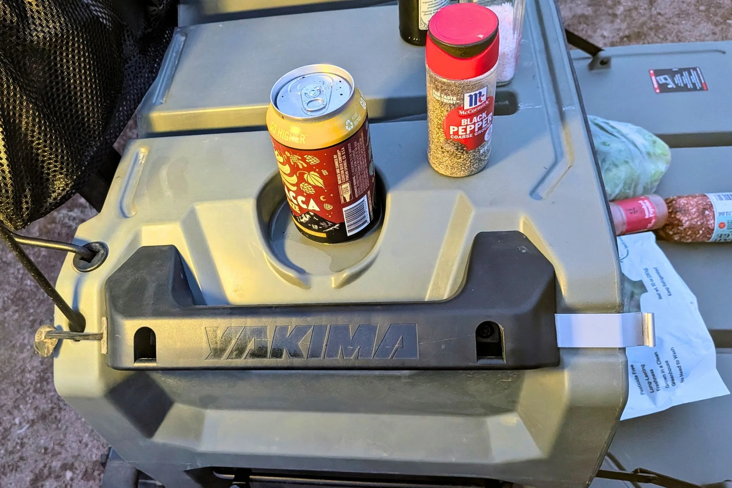 Yakima EXO OpenRange cup holder accessory.