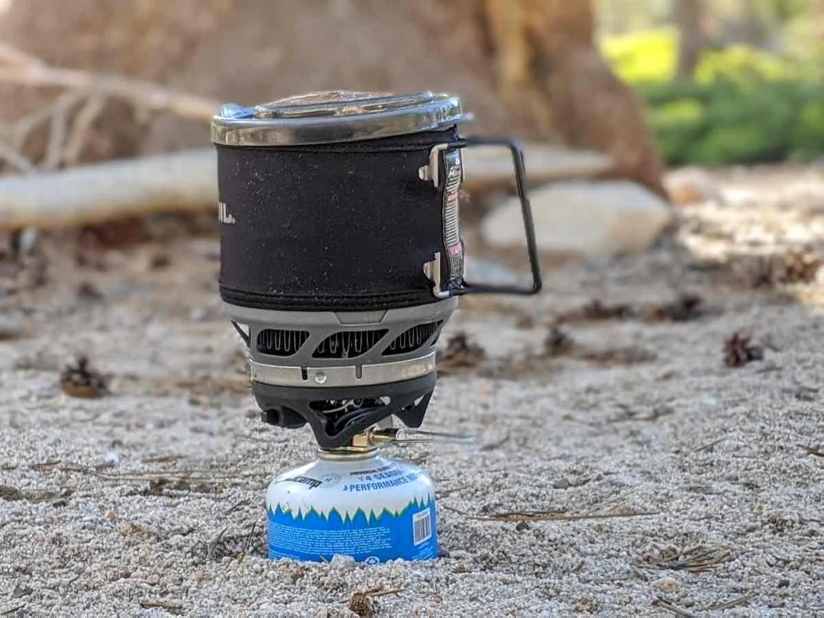 Jetboil MiniMo Portable Stove With Adjustable Heat Control For