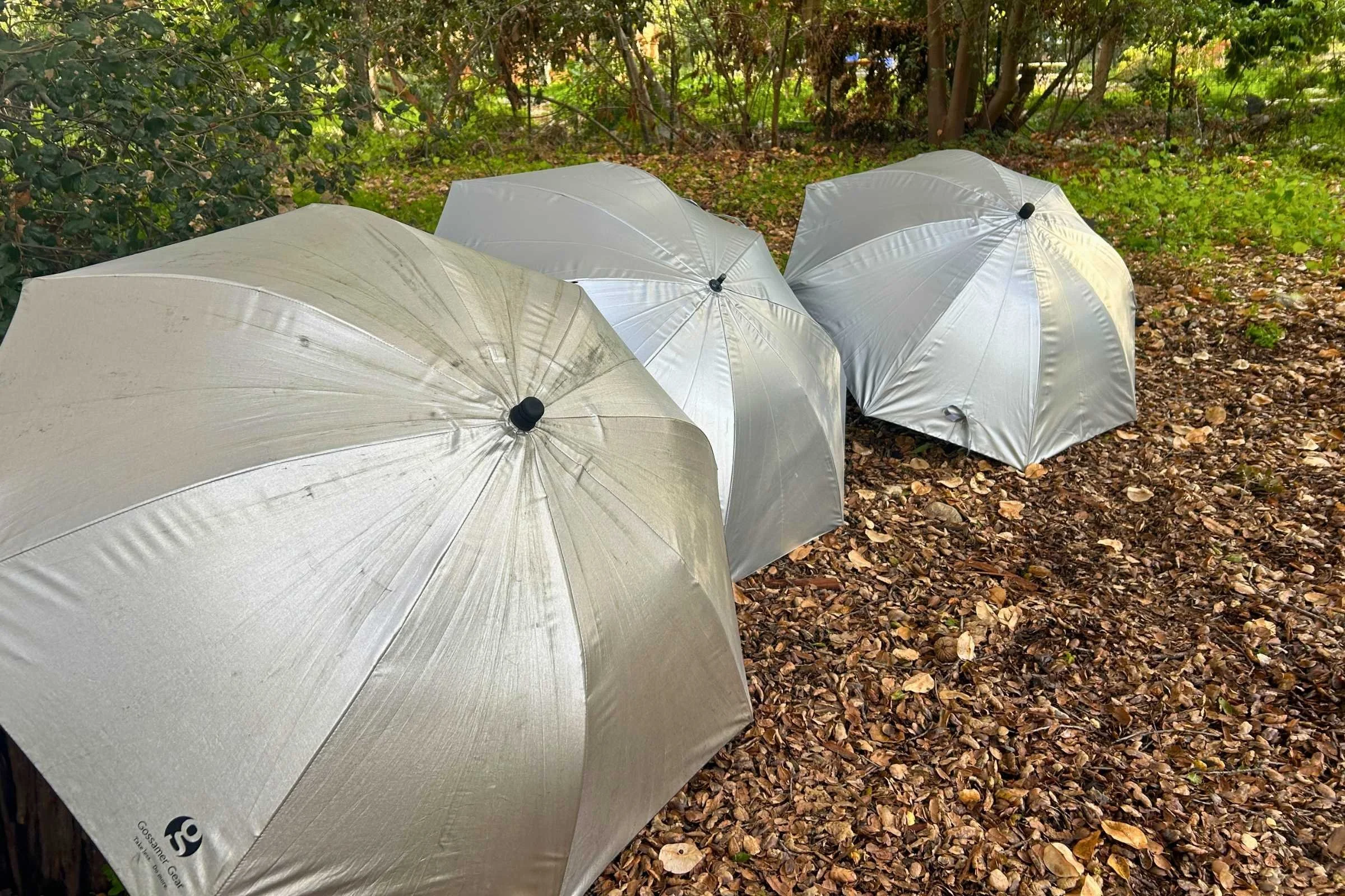A minor difference in the angle of the slope of the umbrella can make a big difference in wind resistance of hiking umbrellas.