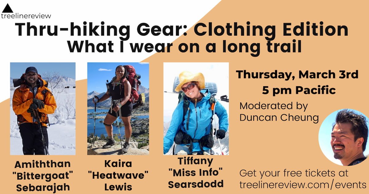 Thru-hiking Gear: What's in my Pack? Clothing Edition